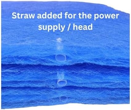 Fast-Shipped-Filters 3 Pack 20x25 Replacement Filter Pads Designed to Fit with Captura Air Cleaner 20x25 Refill Blue