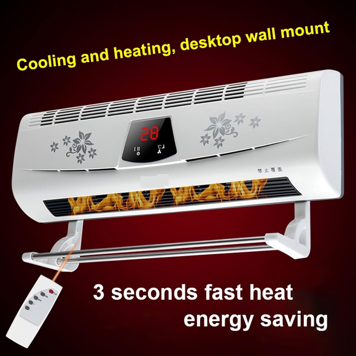 Air Conditioner Energy-saving Wall-mounted Air Conditioner Portable Heater Home Timer Remote Control Thermostat