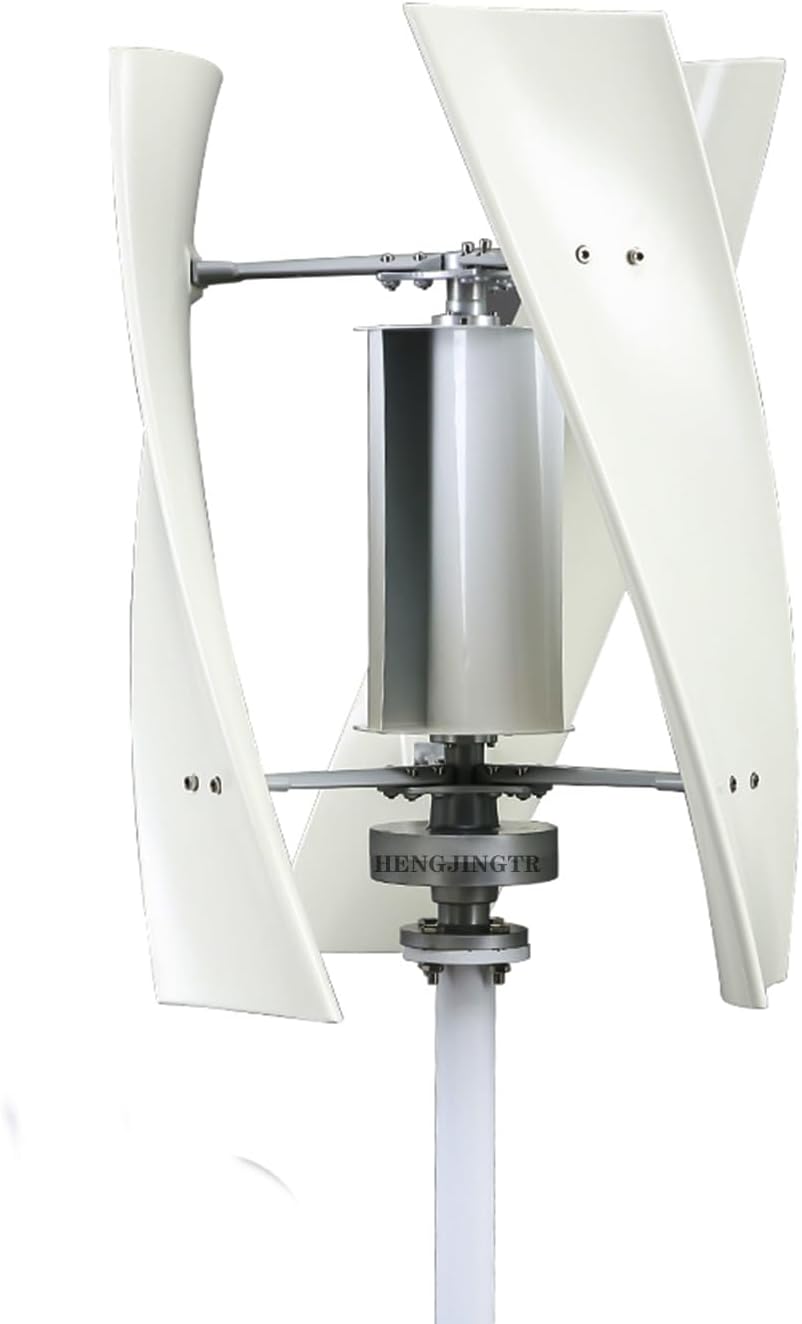8000W Household Vertical Axis Wind Turbine,12V-220V Alternative Energy Generator Windmills with MPPT Hybrid Controller