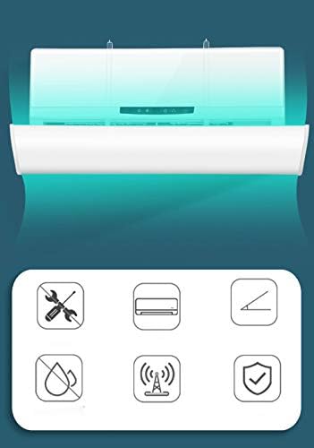 Air conditioner windshield Air Conditioner Deflector Universal Wall Air Conditioner Cover Shield Wind Shield Home Air Conditioner Deflector Deflector Baffle Bedroom Anti Direct Blow Blow Windshie