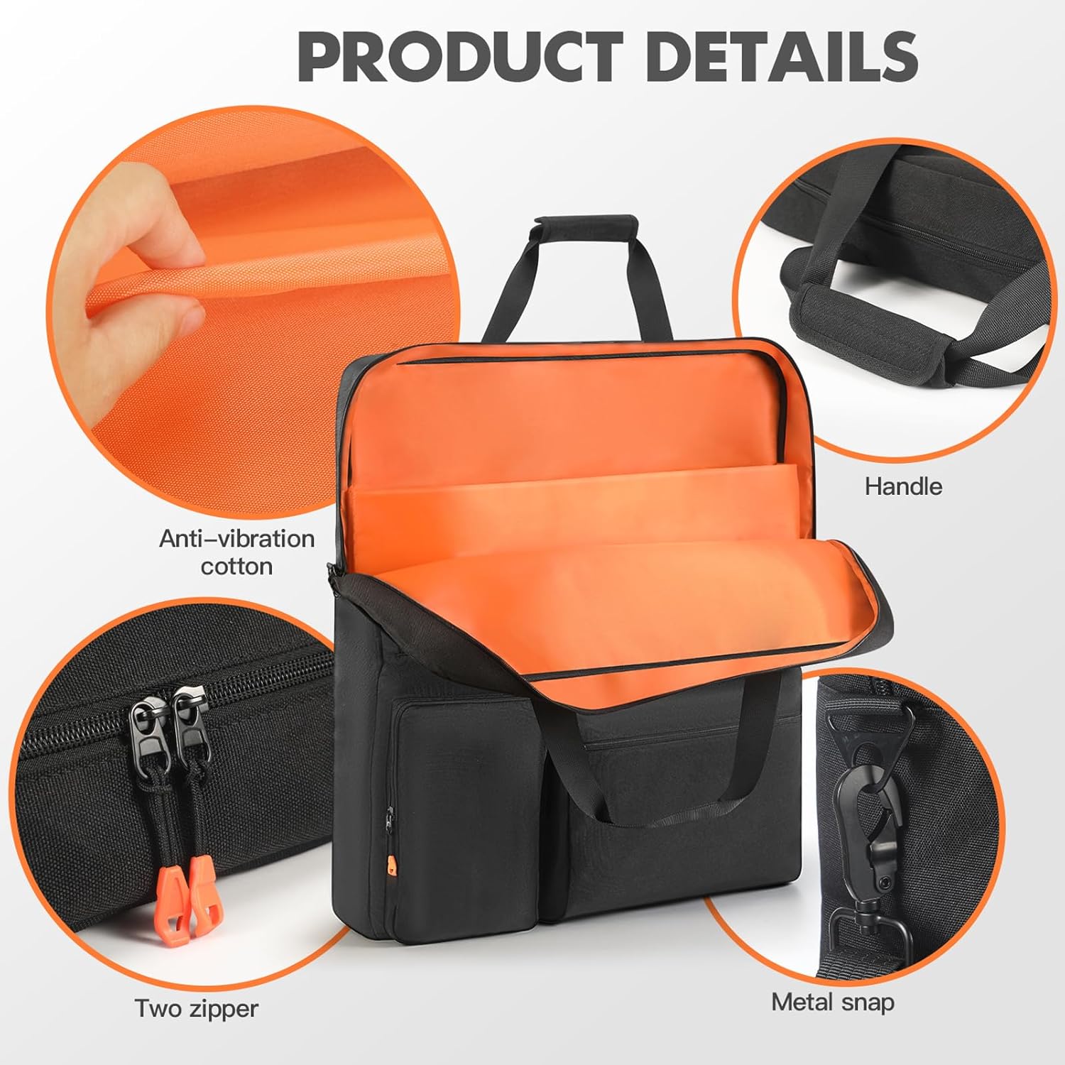Carrying Case Fits for Jackery Explorer 1000/Anker SOLIX C1000,Solar Panel Carrying Case Fits for Jackery SolarSaga 100W 100X 200W/ZOUPW 100W 110w 200w