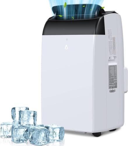 Acekool 12,000 BTU Portable Air Conditioners, 3-in-1 AC Unit Portable for Room Up To 550 Sq.Ft, 24Hrs Timer, Sleep Mode, Complete Window Mount Exhaust Kit, 24H Timer, Sleep Mode