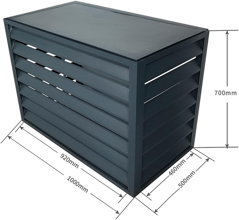 AC Condenser Cover for Outside Units,Air Conditioner Fence,AC Cover for Outside Units Sturdy Aluminum,Cover for Split Unit,Suitable for Outdoor Air Conditioning ()
