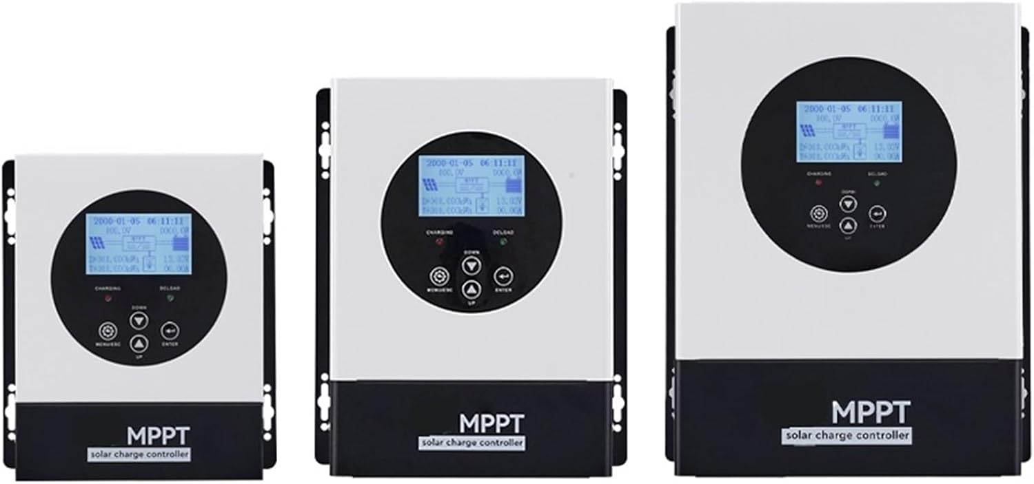 12V/24V/48V MPPT Solar Charge Controller 40A 60A 80A 100A 120A Solar System Mppt Charger Controller for RV Home(48 96V Auto120A230PV)