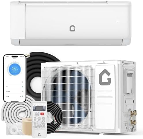 9,000 BTU Ductless Mini Split AC & Heat Pump, Plug-in 115v, 24 SEER2, Energy Star, Ultra-Quiet, Eco-Friendly r454b, 4-in-1 Remote Control, Cools/Heats 450 Sq.Ft, No Electrical Upgrade Needed