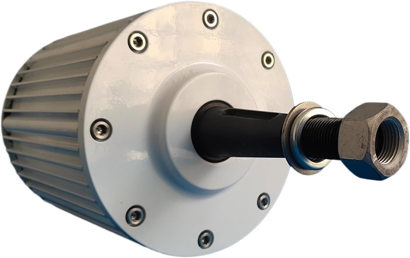 Wind Turbines, Low Speed 1kw 24V 48Varless Permanent Magnet nerator AC Alternators Use for Wind Turbine Water Turbine(Taper Shaft_48V)