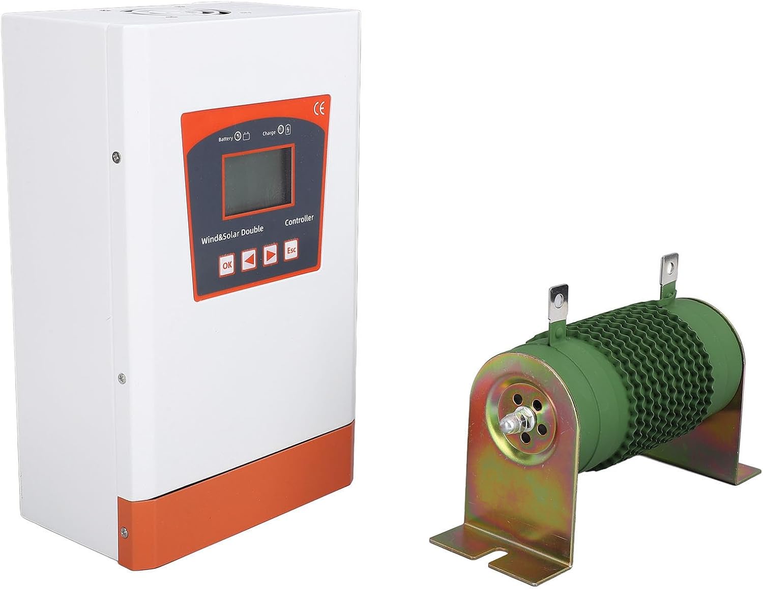 FTVOGUE 48V Wind Solar Hybrid Controller 1000W Wind Turbine 2400W Solar MPPT Charge Controller with Bluetooth for Home Boat Street Light Off Grid Systems