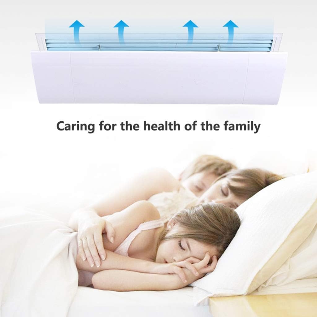 Air Conditioner Deflector For Ceiling Blind Shutter Air Conditioning,Air Deflector Angle Adjustable Anti Direct Blowing,Air-Con Deflectors For Home/Office,Lightweight Plastic,Easy To Install