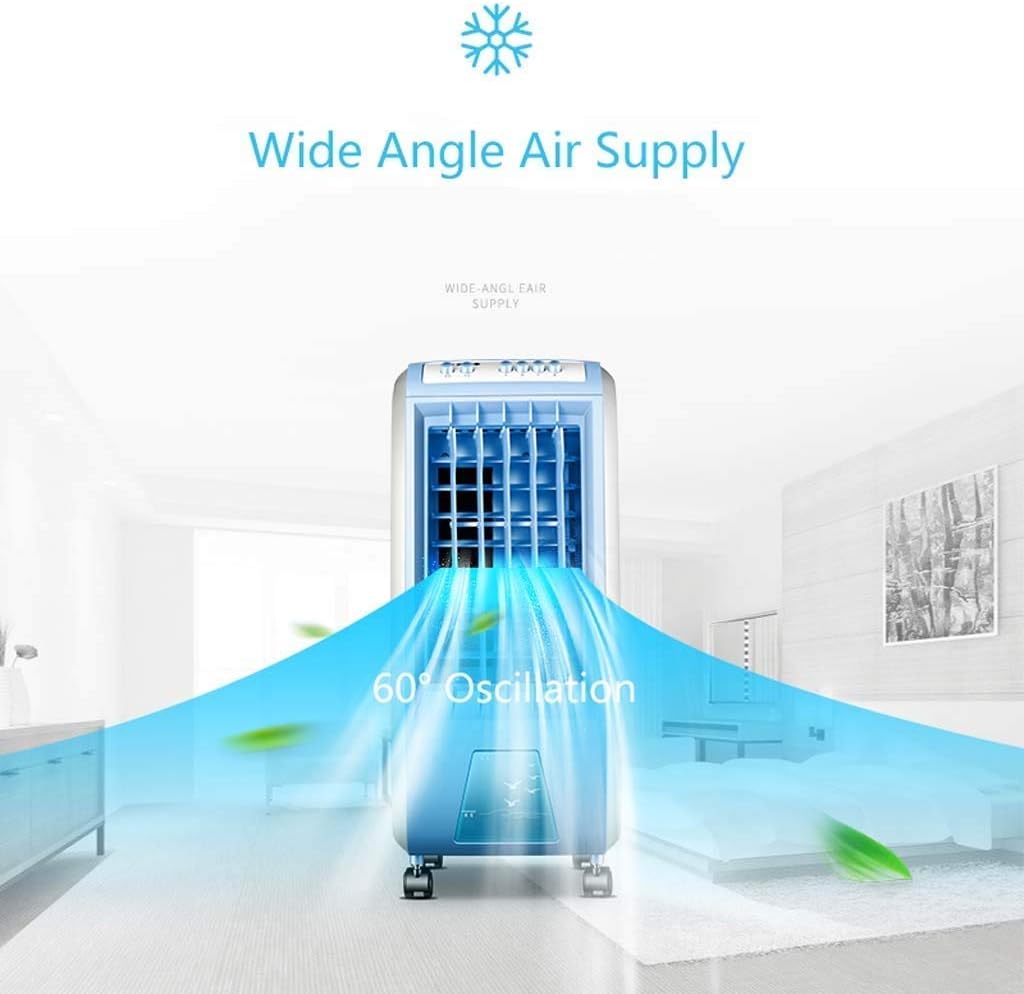 Air Cooler for Home Office Evaporative Coolers Portable Air Conditioner Fan, Silent Electric Fan Air-cooled Mobile Water-cooled Humidifier Small Air Conditioner For Home Or Office