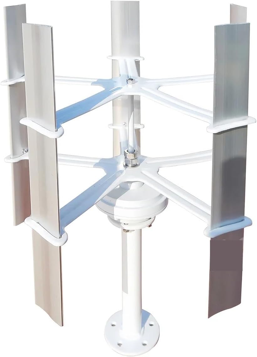 30W 12V 5 Blades Mini Vertical Axis Wind Turbine 500r/m Small Windmill Wind Turbine Generator Industrial Energy(12V_30W)