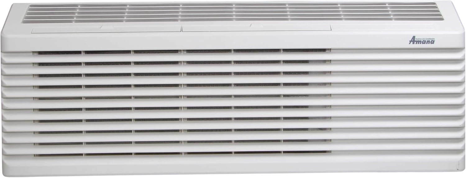 AMANA PTAC 15,000 BTU Air Conditioner PTC153J35AXXX with 3.5 kW Heater 20 Amp Plug - R32