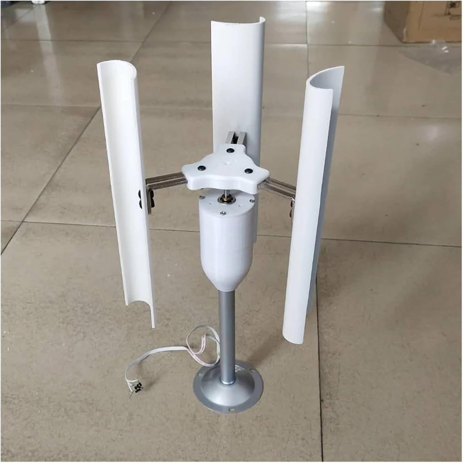 Wind Turbines, 12V Vertical Wind Turbine Nerator 3 Blades Charr Windmill Power Teach Mode
