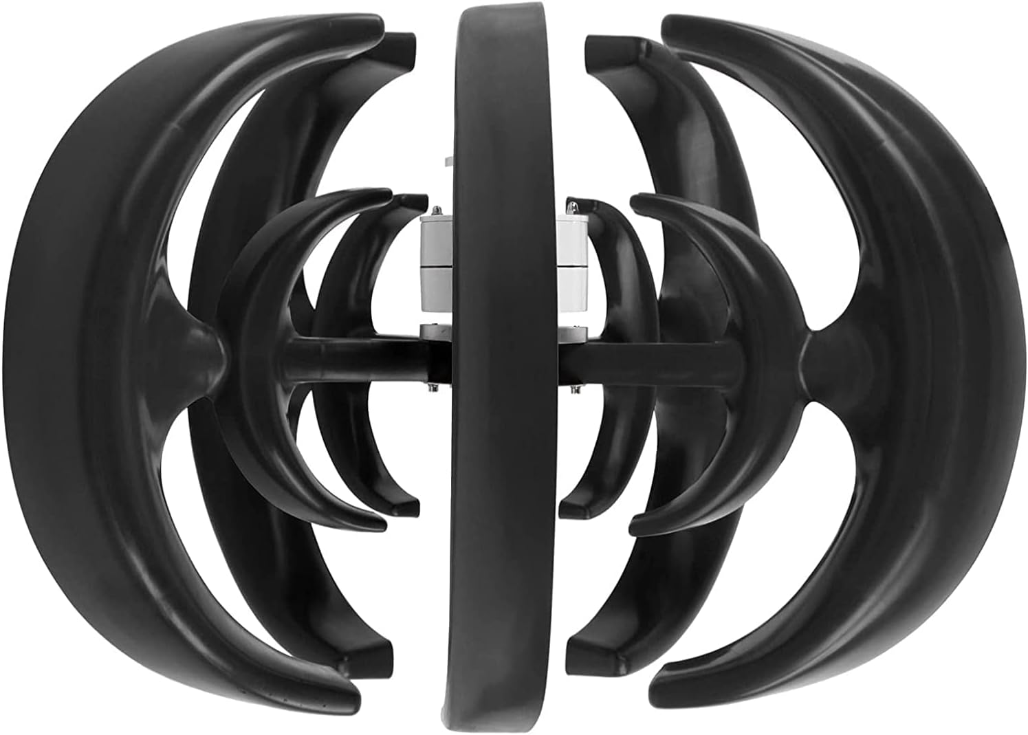 5-Blade Wind Turbine Generator Kit 9000W Lantern Vertical Wind Generator Home Power Energy Kit, Lighting and More Solar and Wind Hybrid System