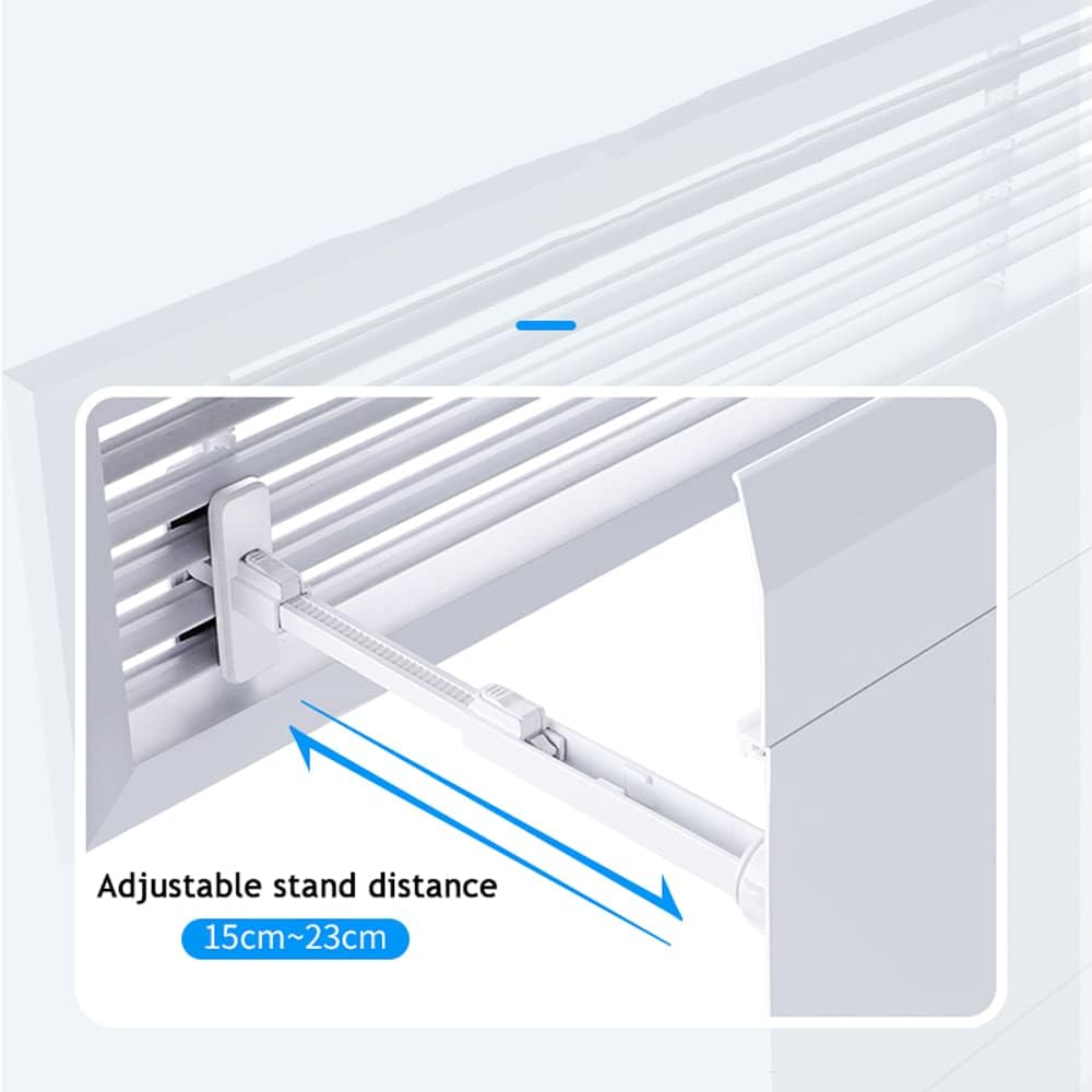 Universal Central Ceiling Air Conditioner Wind Guide and Anti-Straight Blowing Cover A/c Hood Wind Deflector Wall-Mounted Air Conditioner Deflectors Help with Cooling/Heating Cycles