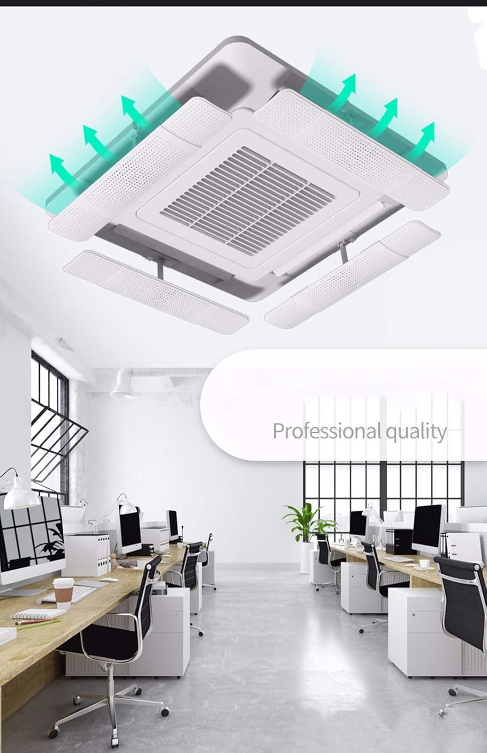 Air conditioner windshield Central Air-conditioning Outlet Wind Baffle, Prevent Direct Blowing, Office Ceiling Air-conditioning Wind Direction Deflector, Ceiling Air-conditioning Baffle, Ceiling