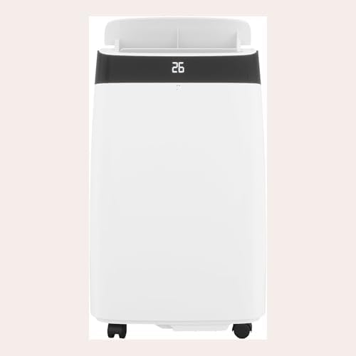 14,000 BTU Portable Air Conditioner, 3-In-1 Free-Standing Cooling AC Unit With Dehumidifier/Fan, Remote Control, Quiet Sleep Mode, 24H Timer, for Room Up 450 Sq. Ft, Black