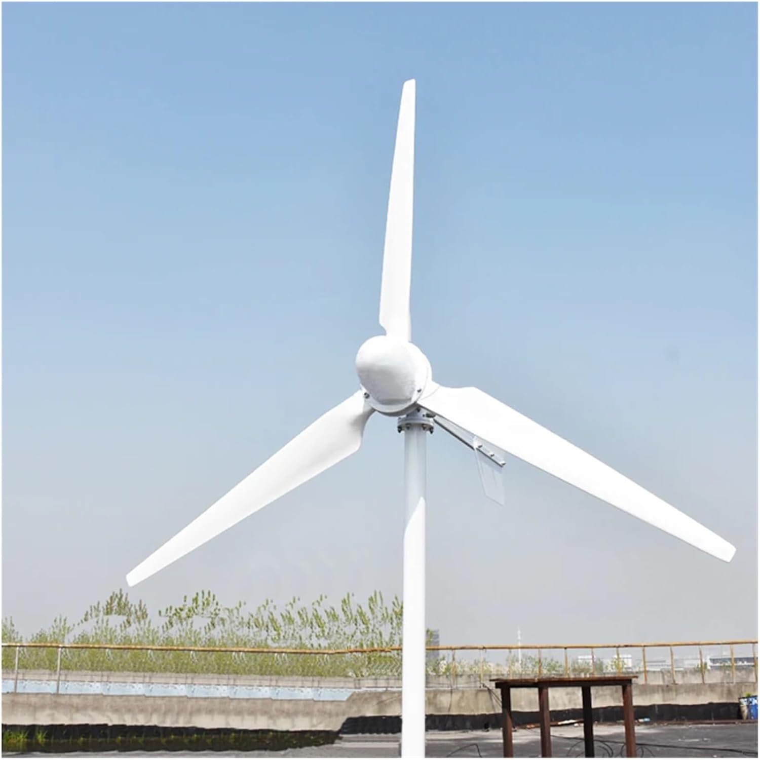 Wind Turbines, 10KW Horizontal Axis Wind Turbine Generator Three Phase AC 3 Blades 10000W 48V 96V Windmill for Farm Home(48V)