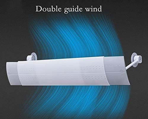 Retractable Air Conditioner Deflector Prevent The Air From Blowing Straight, Angle Adjustable, Lightweight Plastic Material