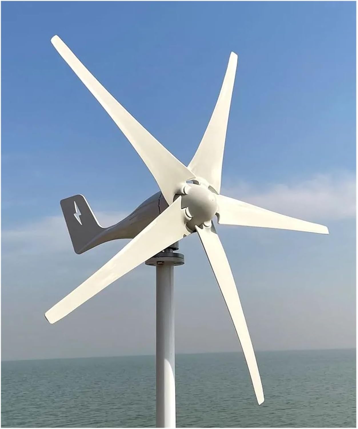 6000W Wind Turbine 12v 24v 48v Horizontal Axis Wind Generator with MPPT Controller Home Use 3KW 5000W Low Wind Speed Industrial Energy(Wind Turbine only,48V_3000W)