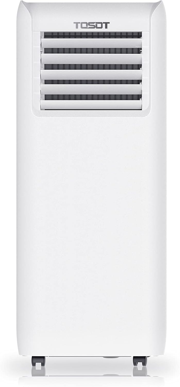TOSOT 9,500 BTU Air Conditioner, Easy Install, Quiet 3-in-1 Portable AC, Dehumidifier, Fan, 300 Sq Ft, Aovia Series, White