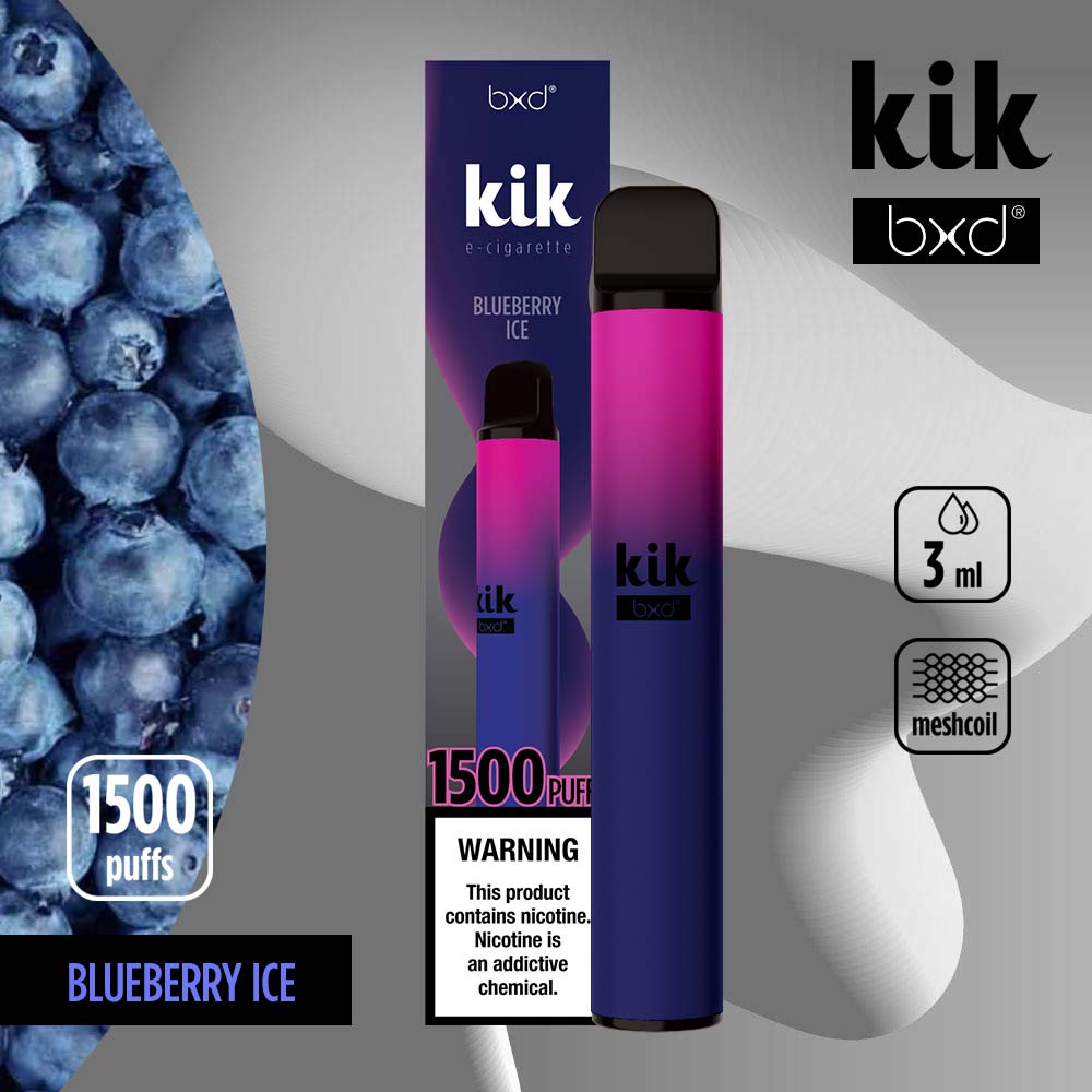 BXD Kik Einweg-Vape Pen mit 1.500 Zügen – 3 ml (2 % Nikotin) - bxdmart