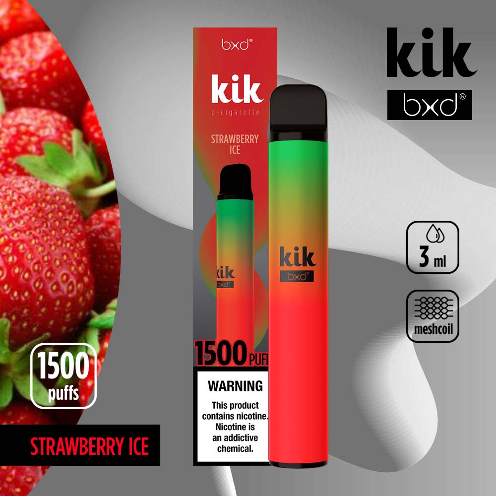 BXD Kik Einweg-Vape Pen mit 1.500 Zügen – 3 ml (2 % Nikotin) - bxdmart