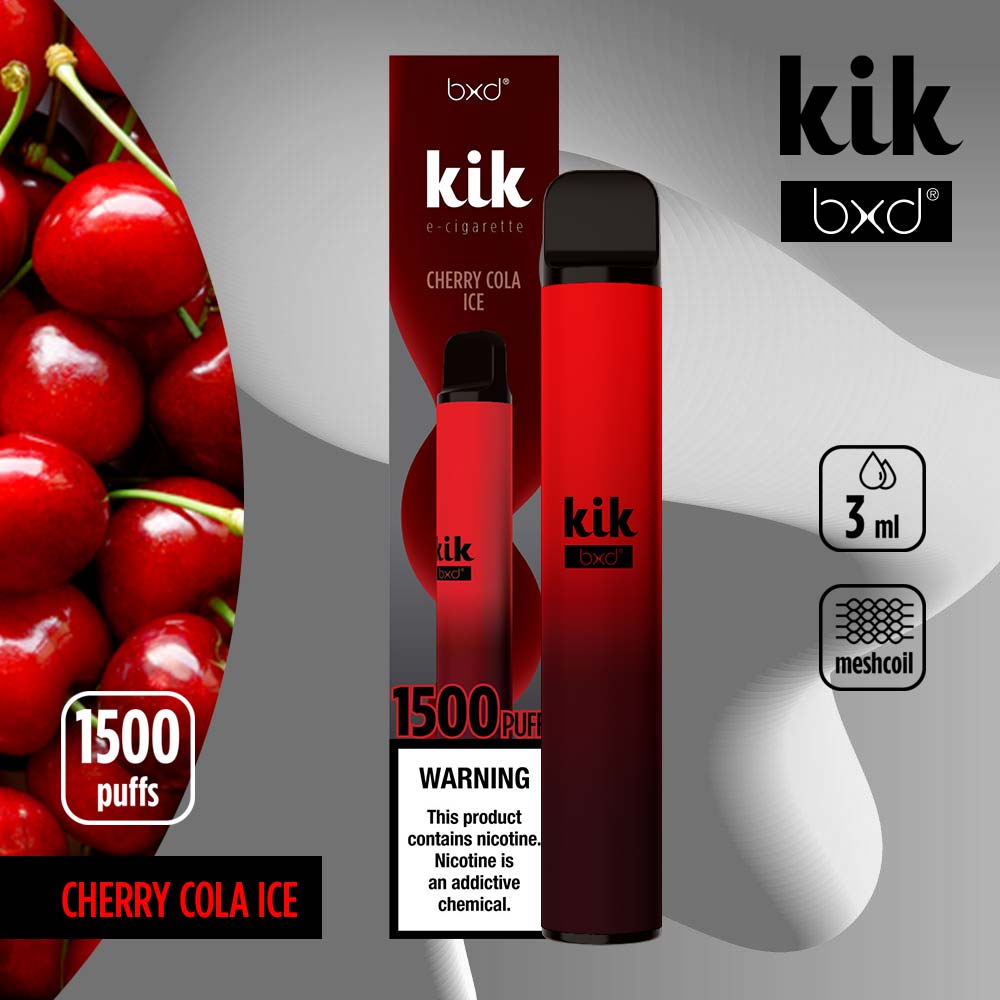 BXD Kik Einweg-Vape Pen mit 1.500 Zügen – 3 ml (2 % Nikotin) - bxdmart