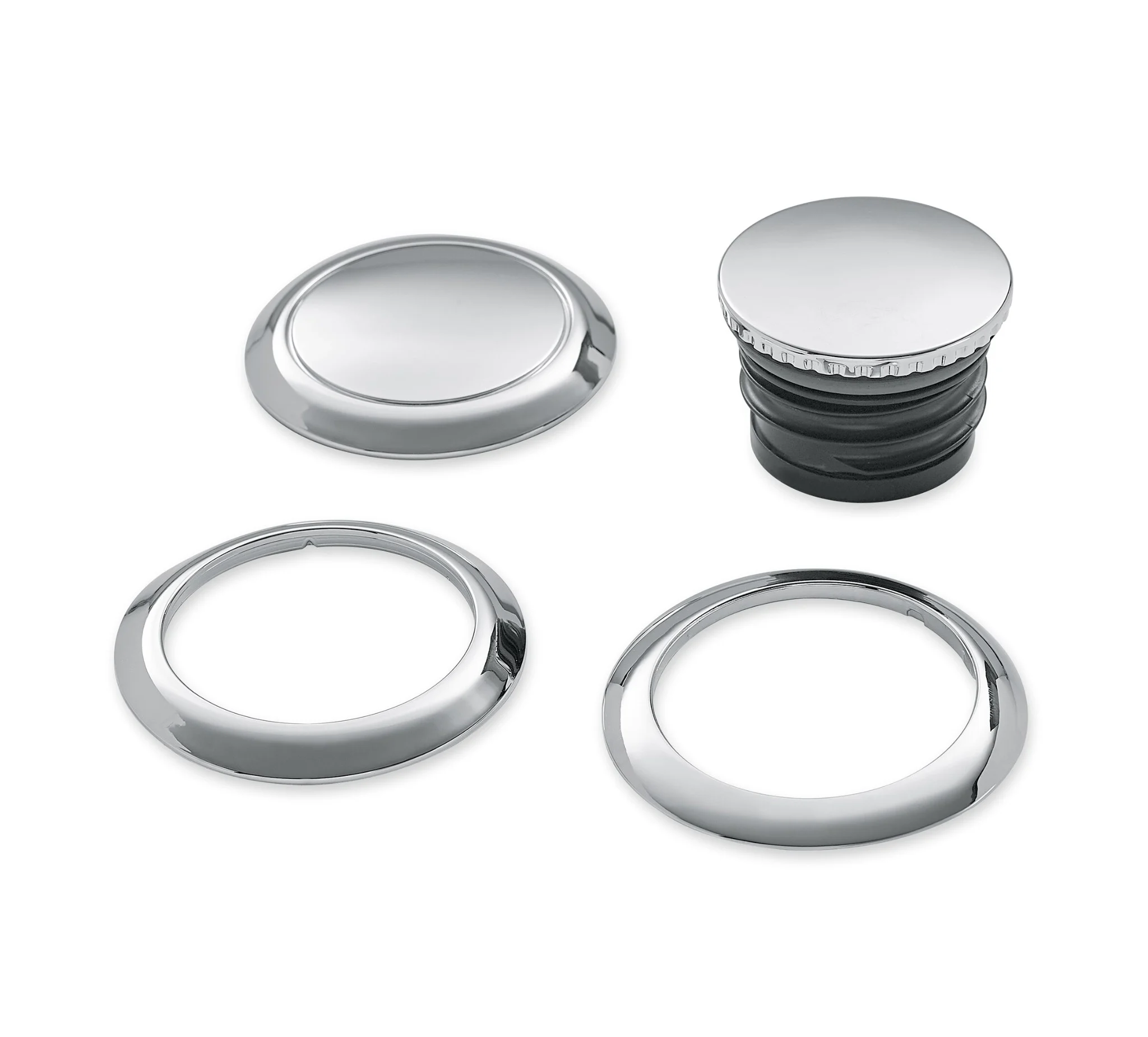 Flush-Mount Fuel Cap and Left Side Tank Cap Kit