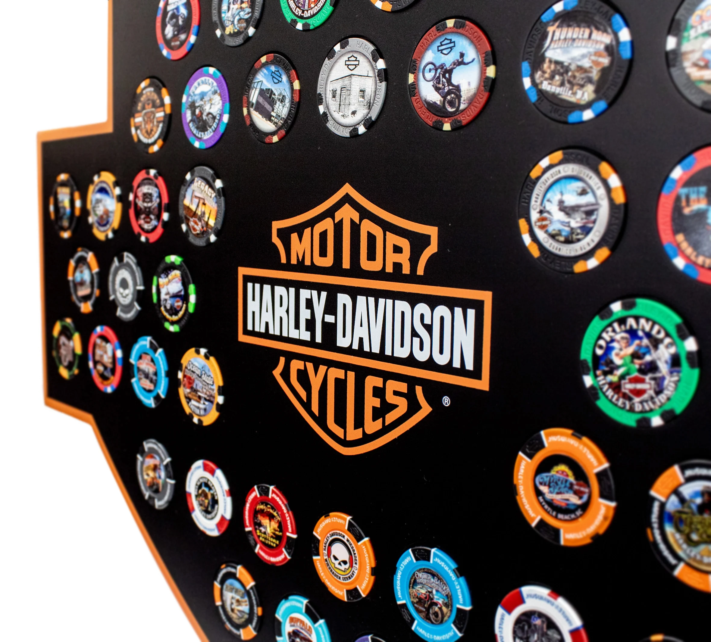 H-D Bar & Shield Magnetic Frame 48 Ct.