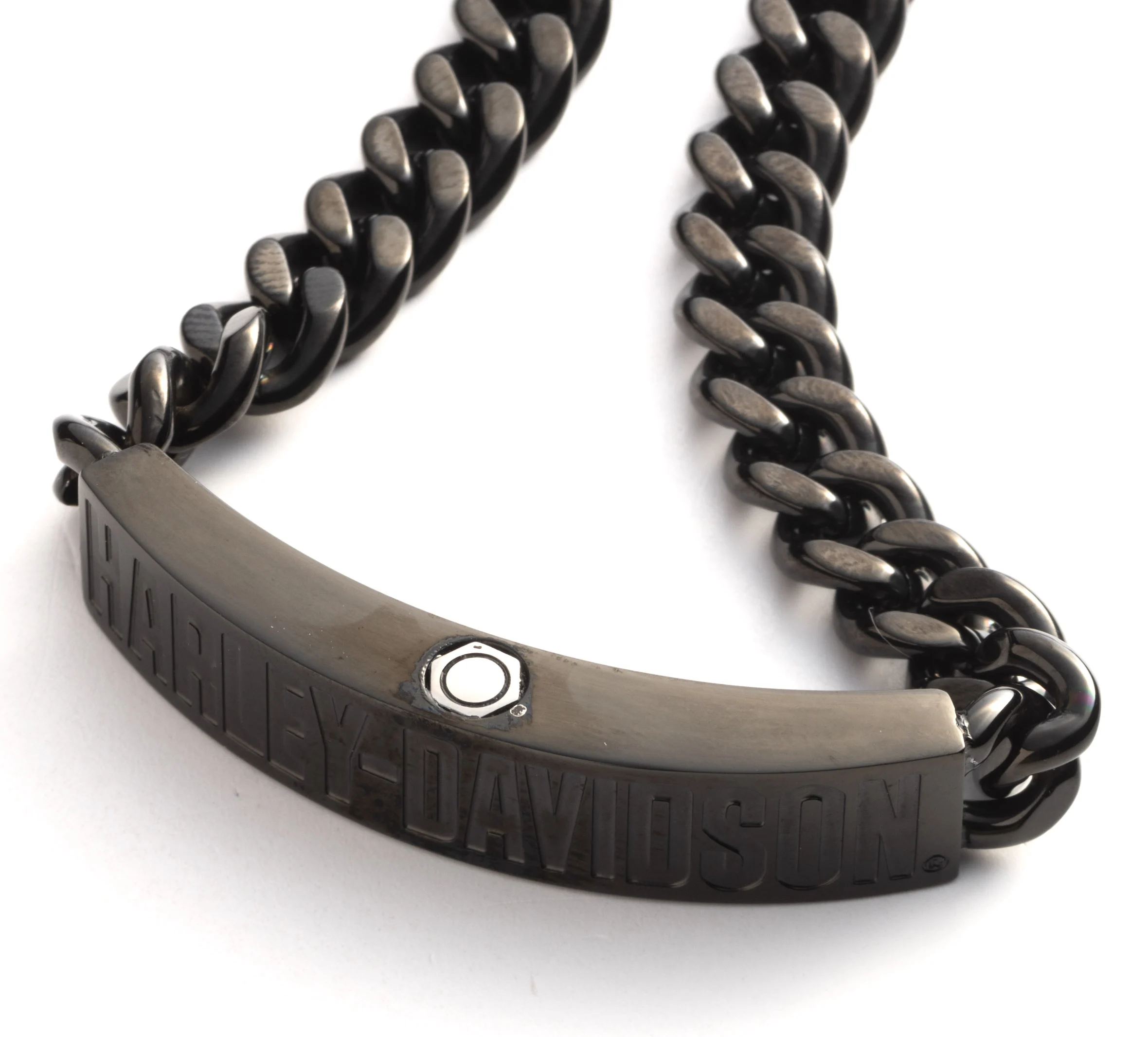 Men's H-D Logo Curb Bracelet