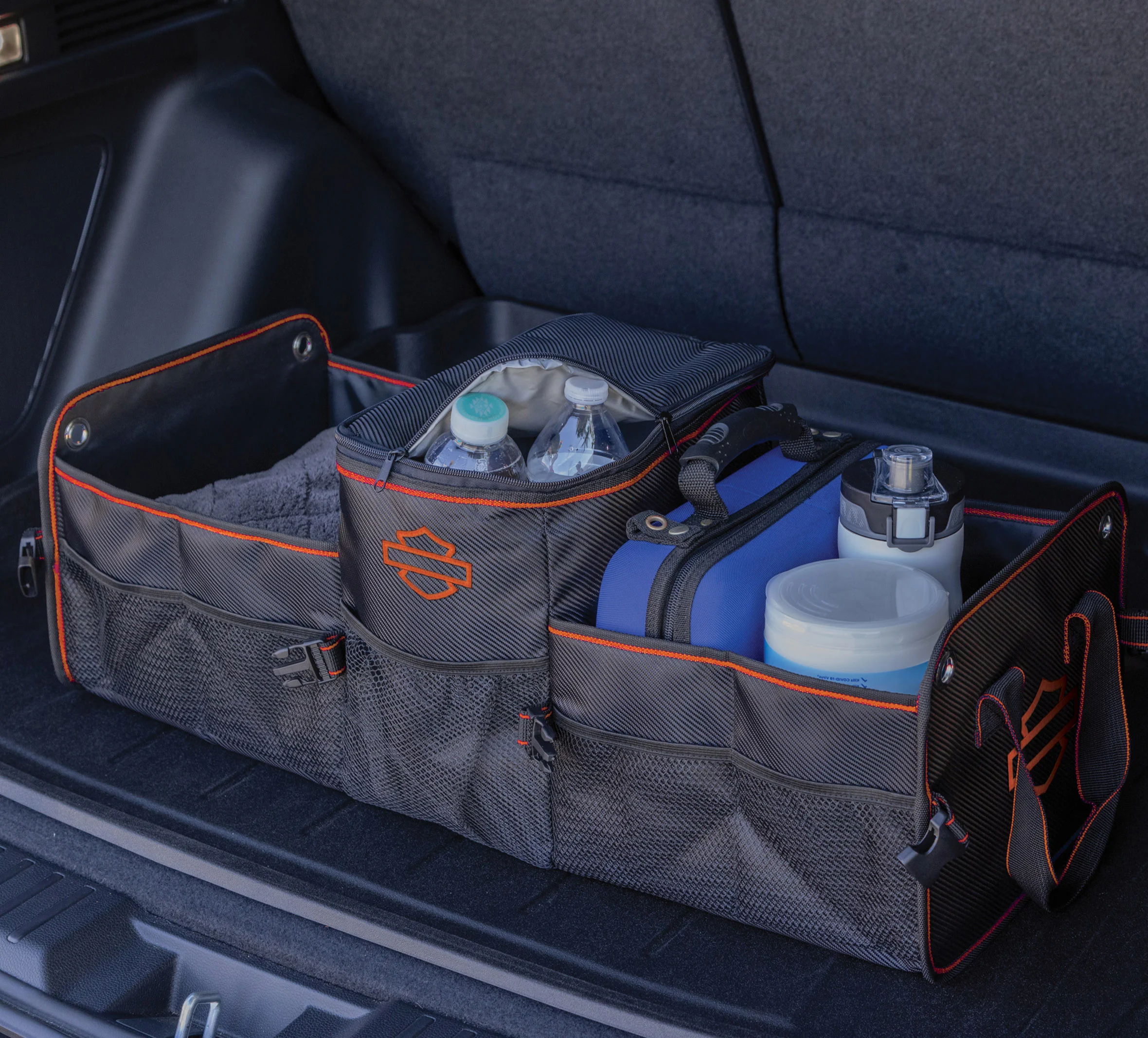 Bar & Shield Silhouette Trunk Organizer