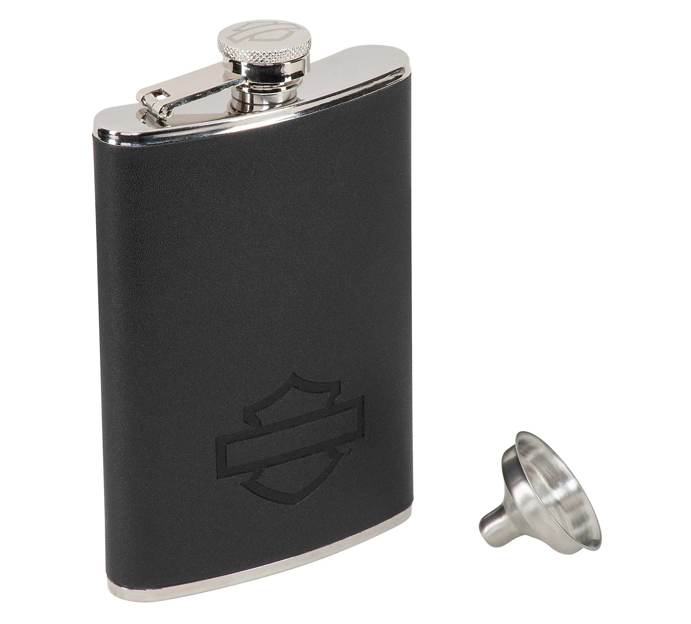 Open Bar & Shield Flask
