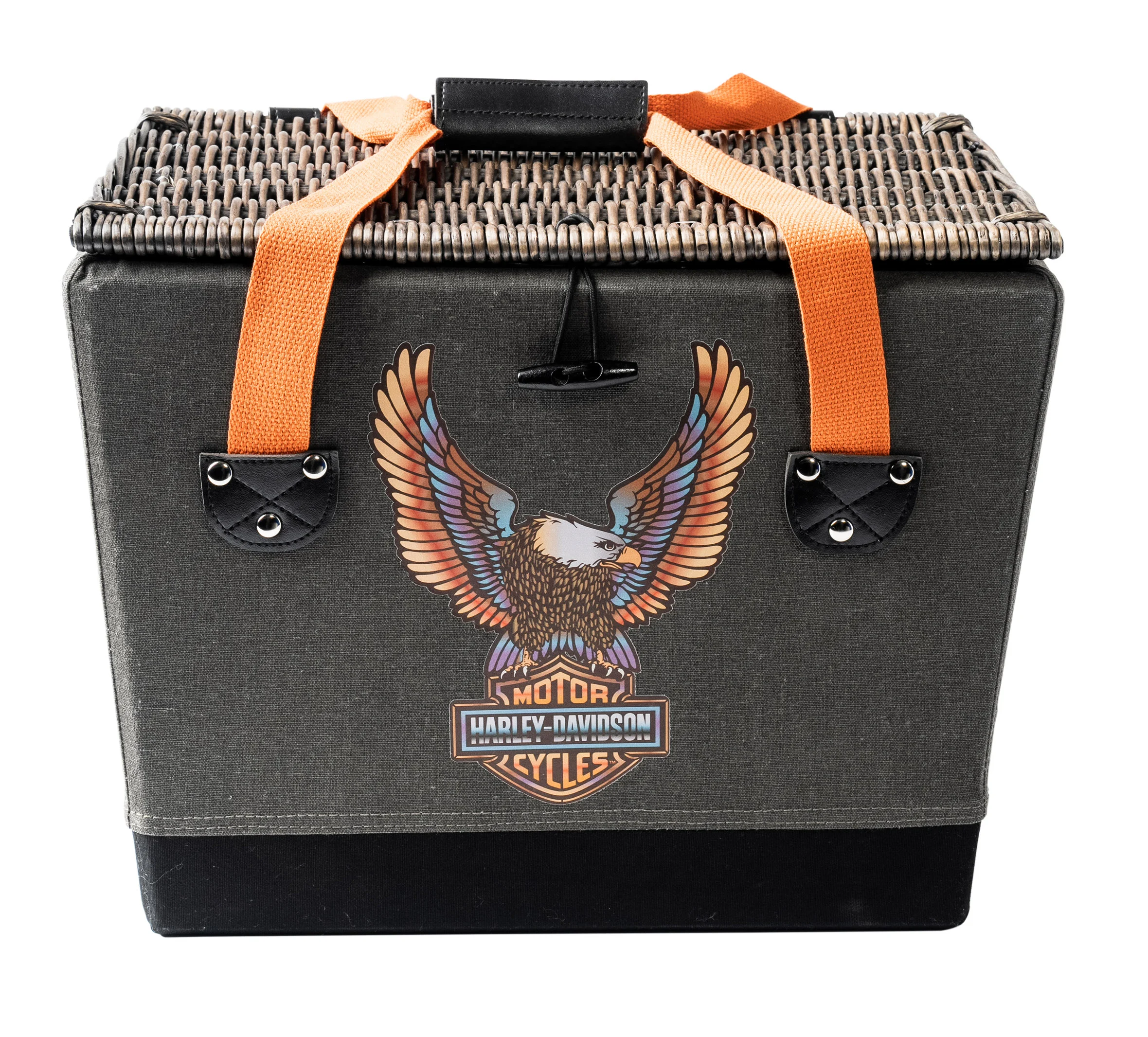 H-D Vivid Bar & Shield Eagle Picnic Basket
