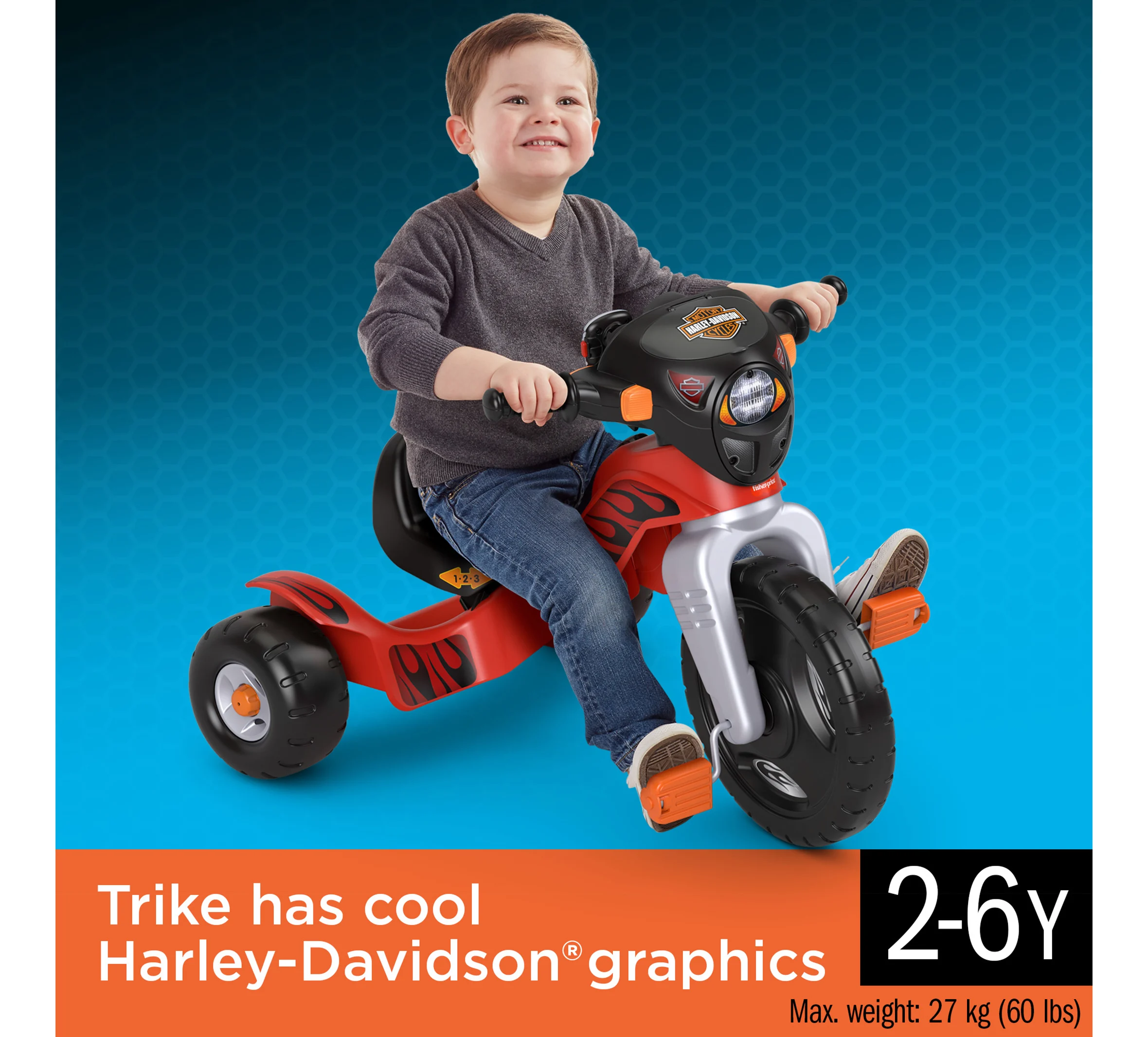 Fisher-Price Harley-Davidson Lights & Sounds Trike