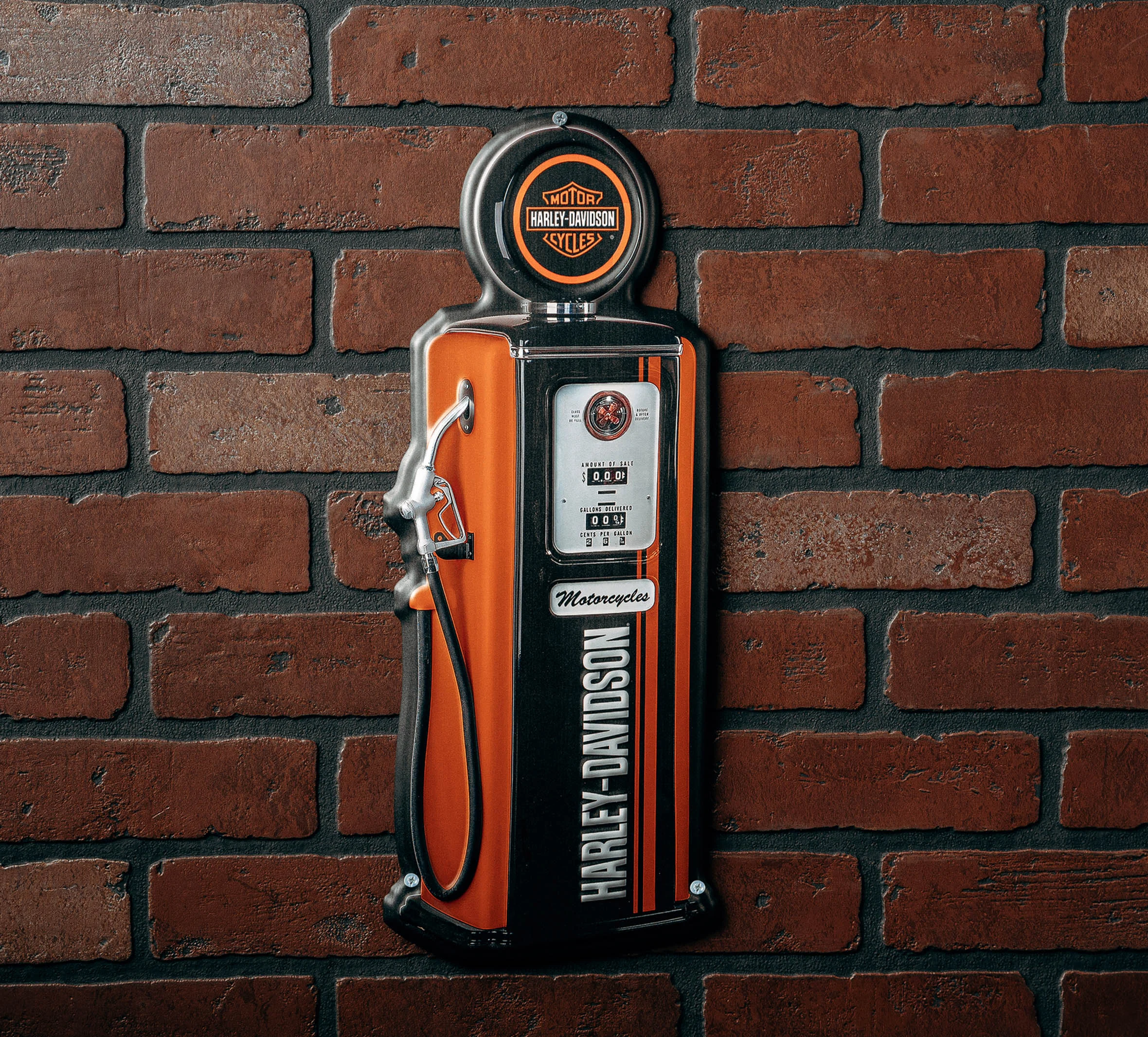 Gas Pump Metal Sign