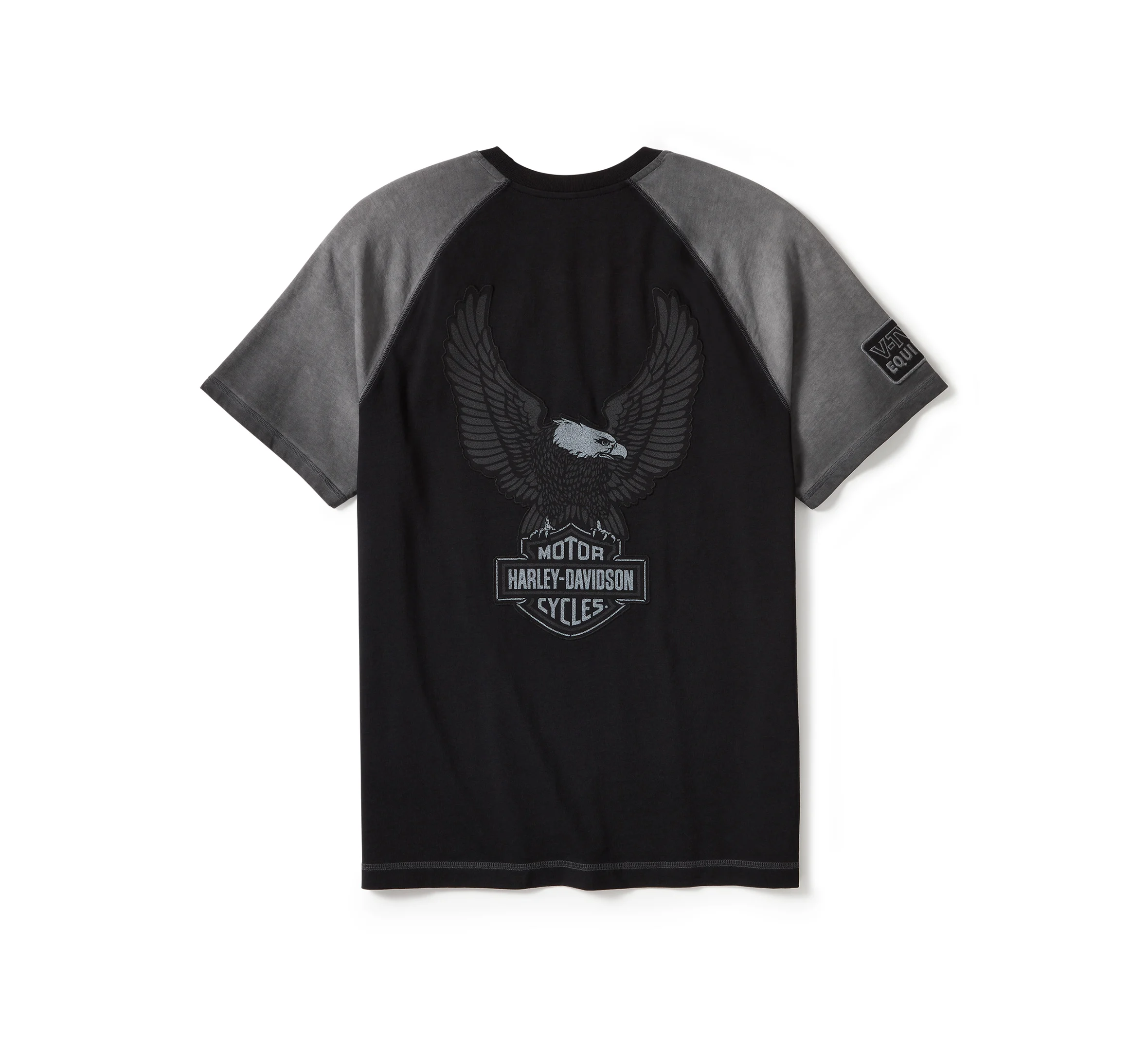 Men's Iron Bond II Short Sleeve Tee - Colorblock - Harley Black & Asphalt