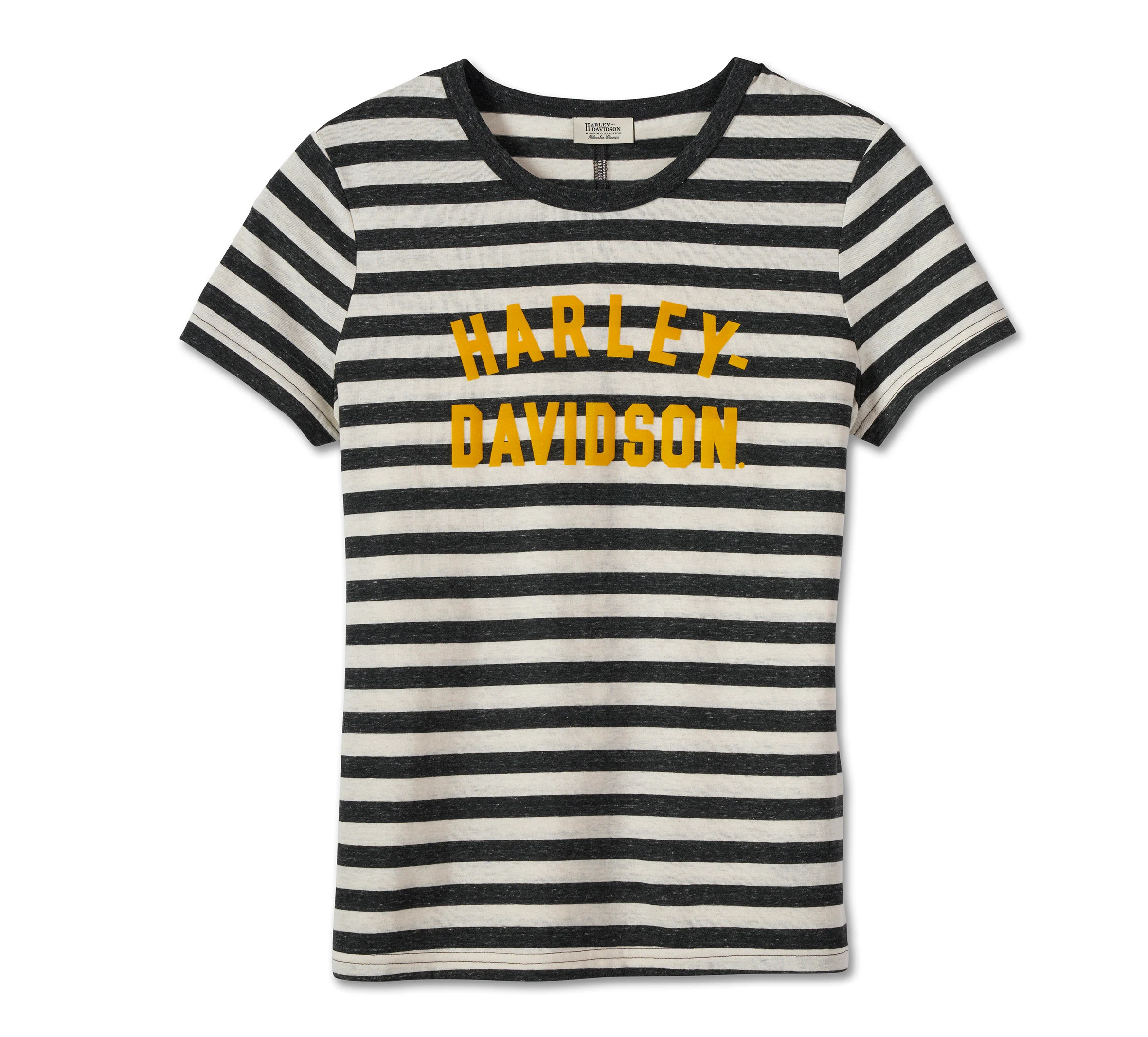 Striped Race Font Tee