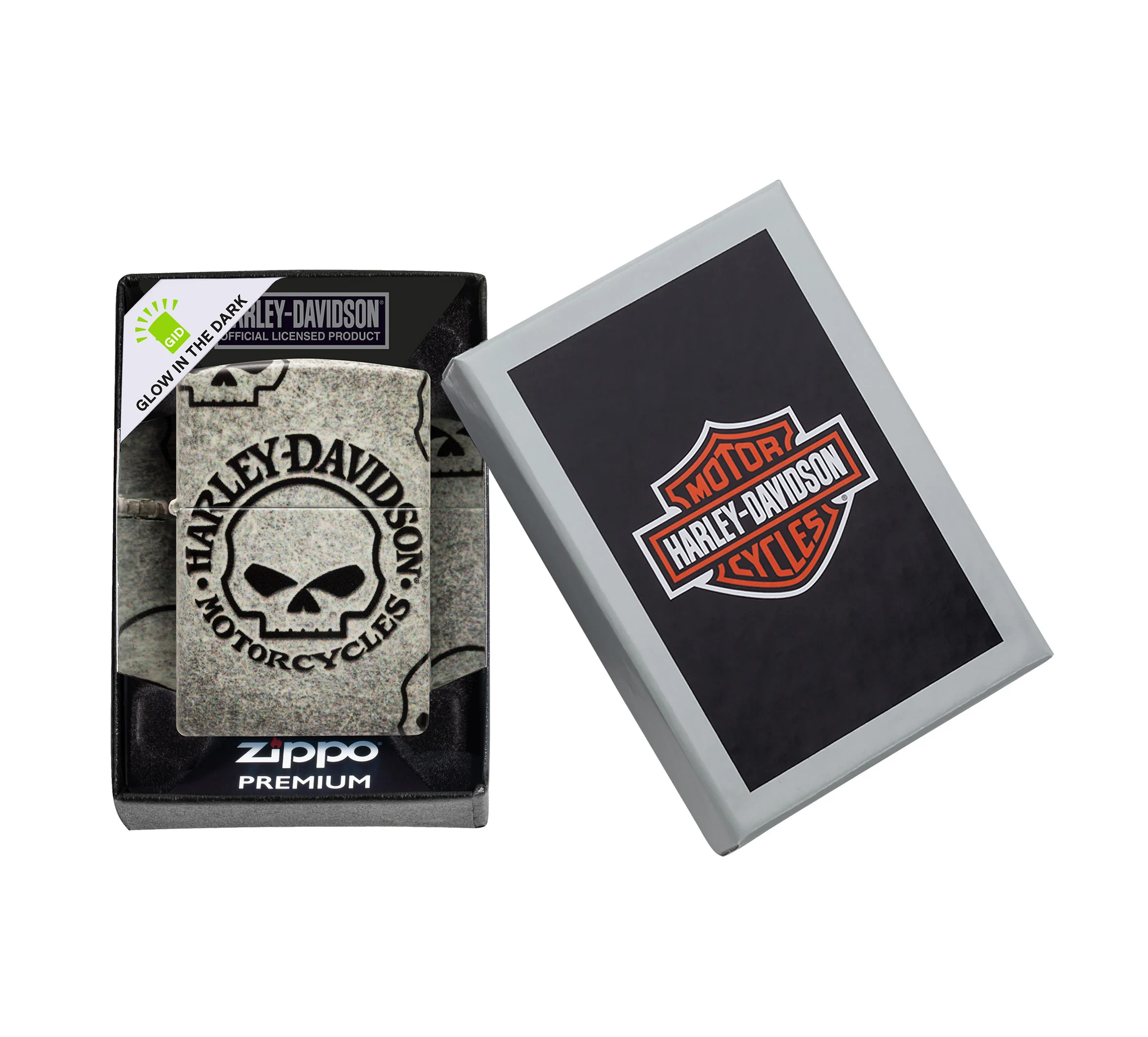 Harley Davidson Glow in the Dark Windproof Lighter