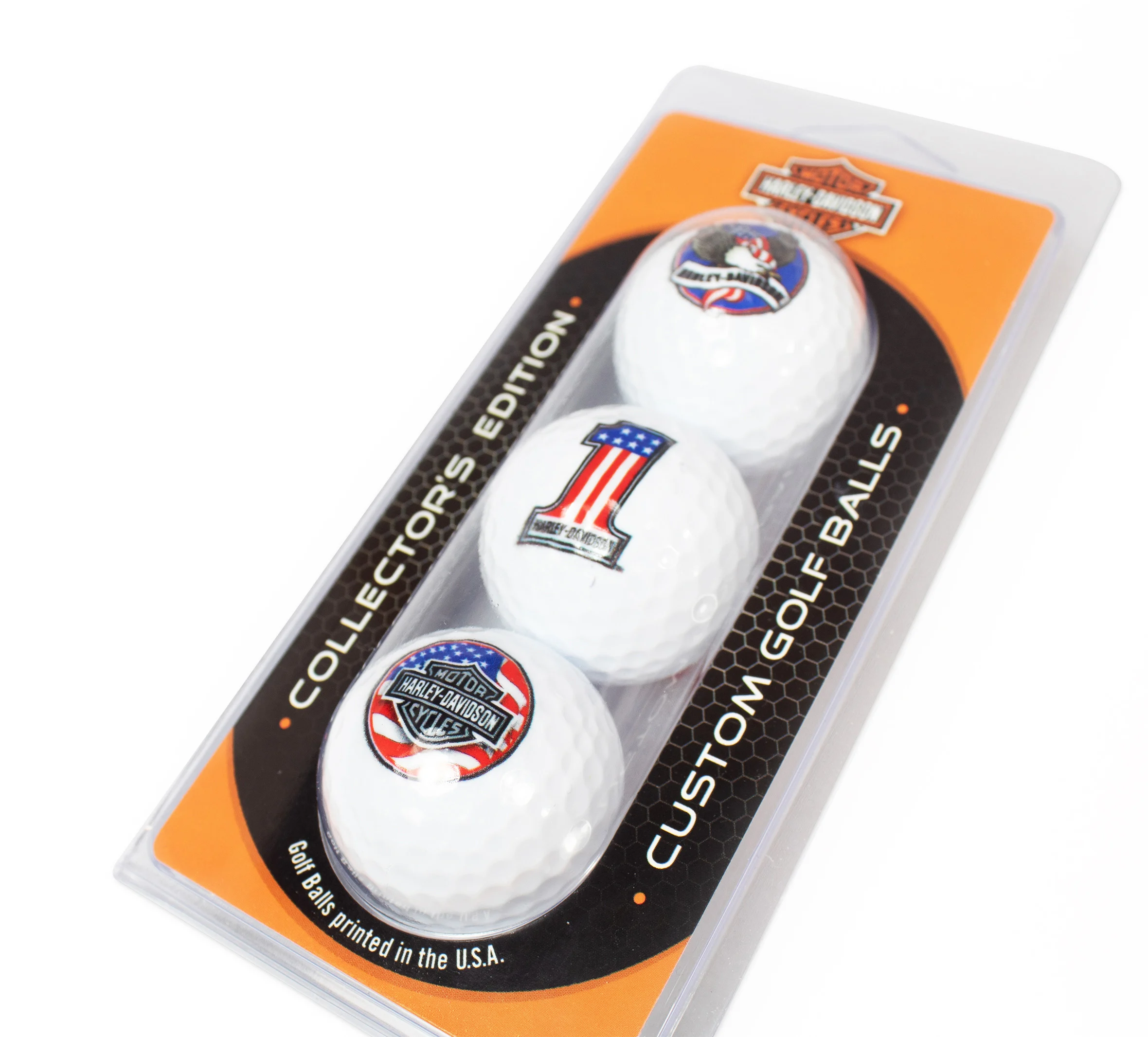 H-D Collector's Edition Patriotic Golf Ball Tri-pack