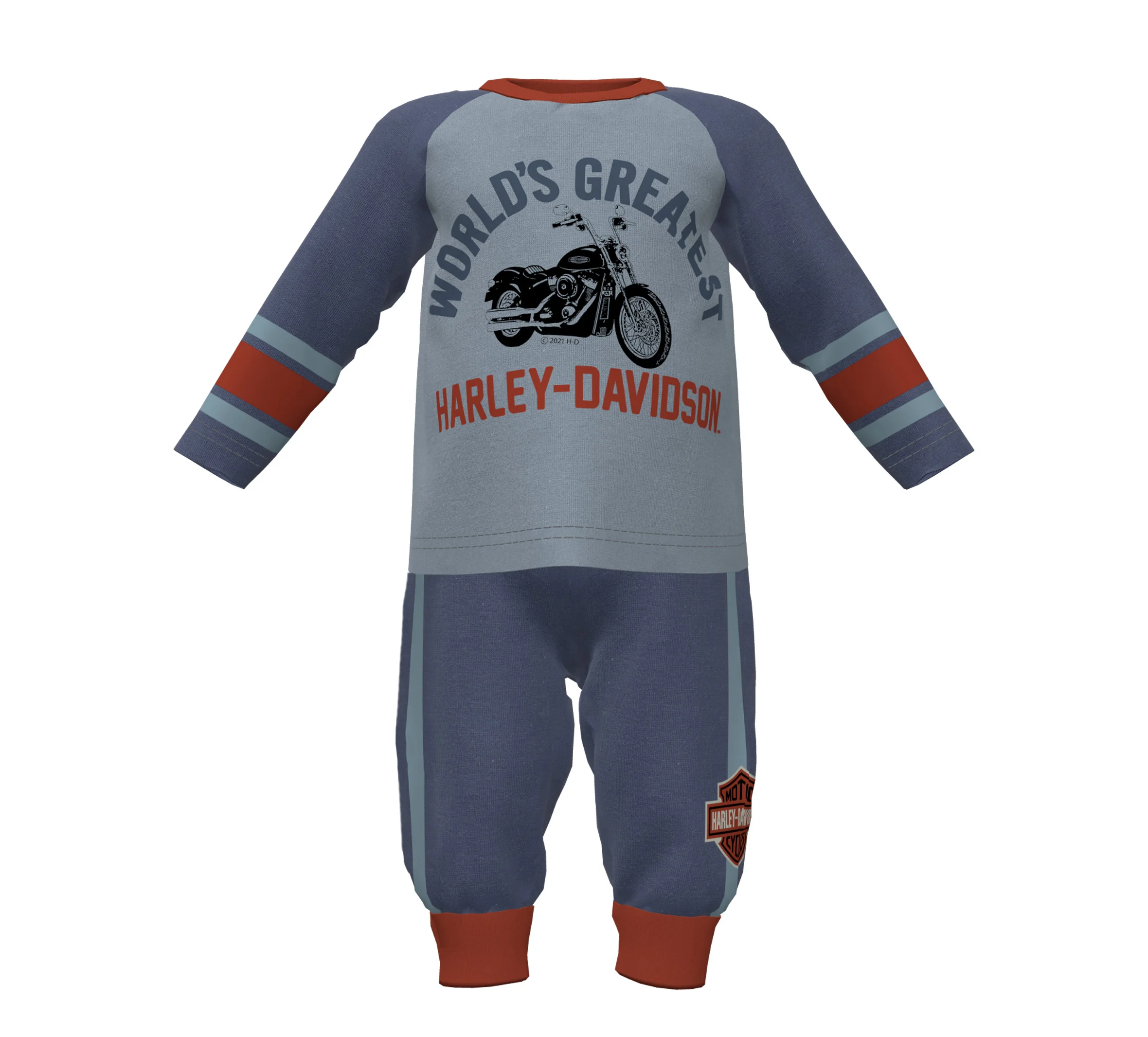 Infant Boy's 2 Piece Knit Shirt And Pant Set