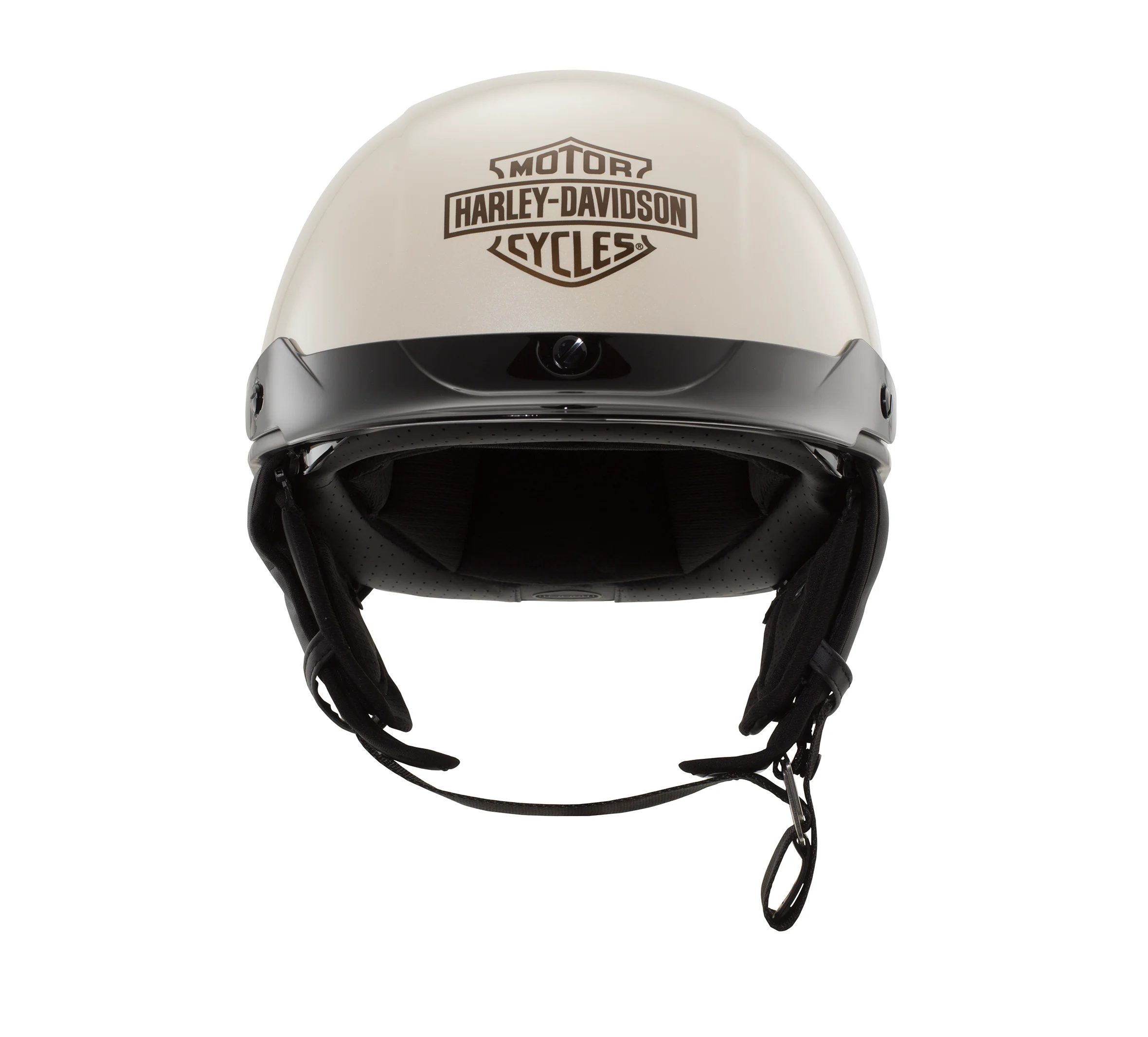 Busby Ultra-Light Sun Shield J03 1/2 Helmet - White Sand Pearl Gloss