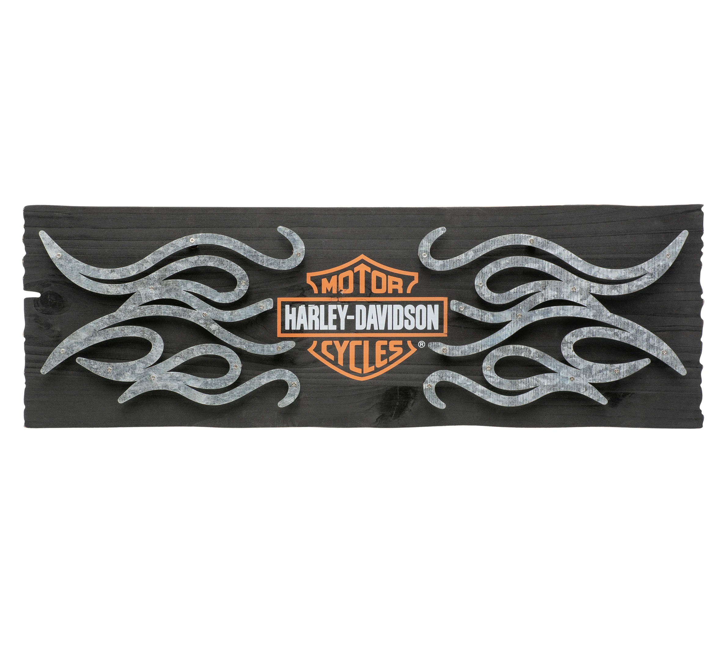 Bar & Shield Flames Pub Sign