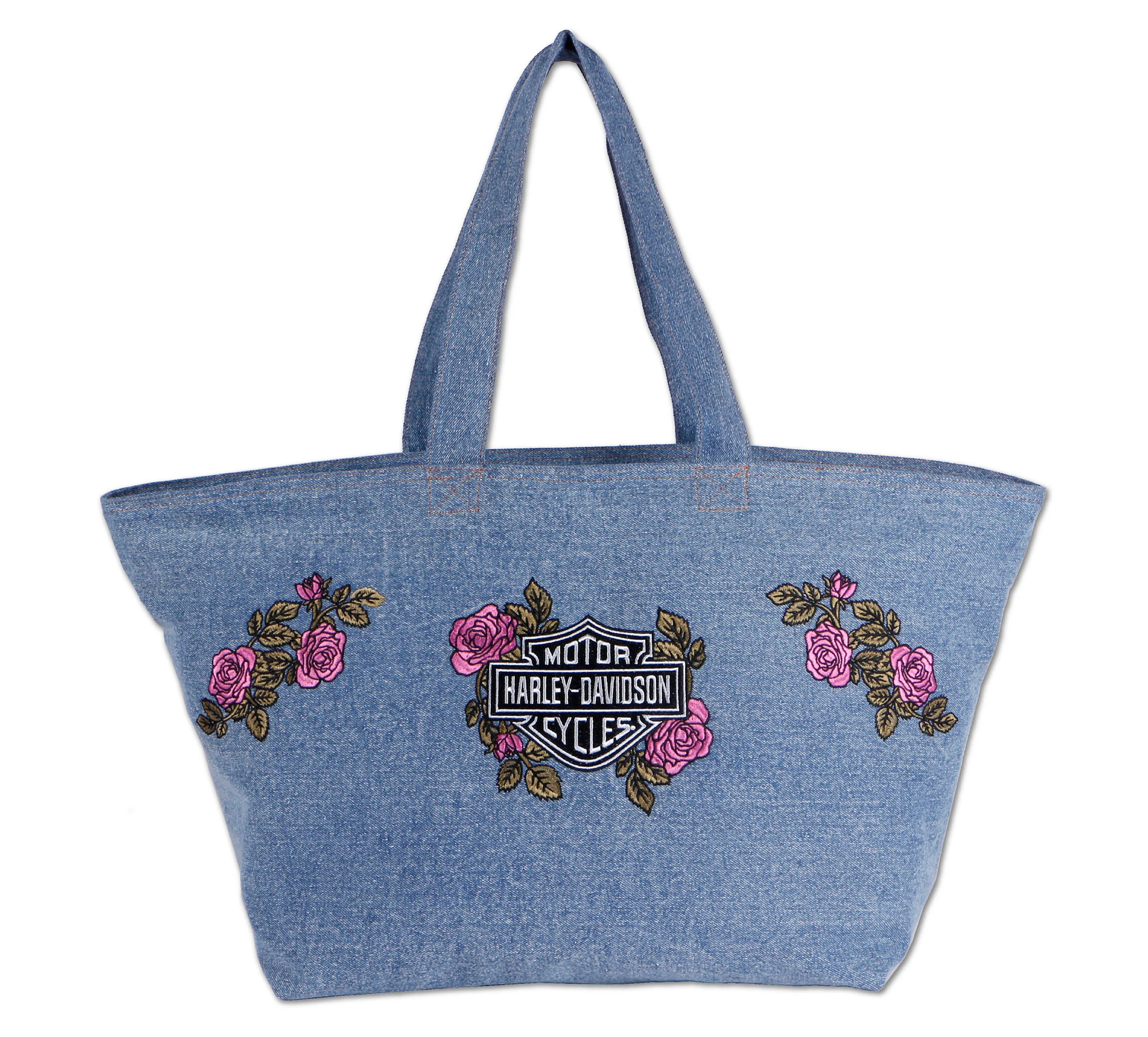 Overnight Denim Tote Bag