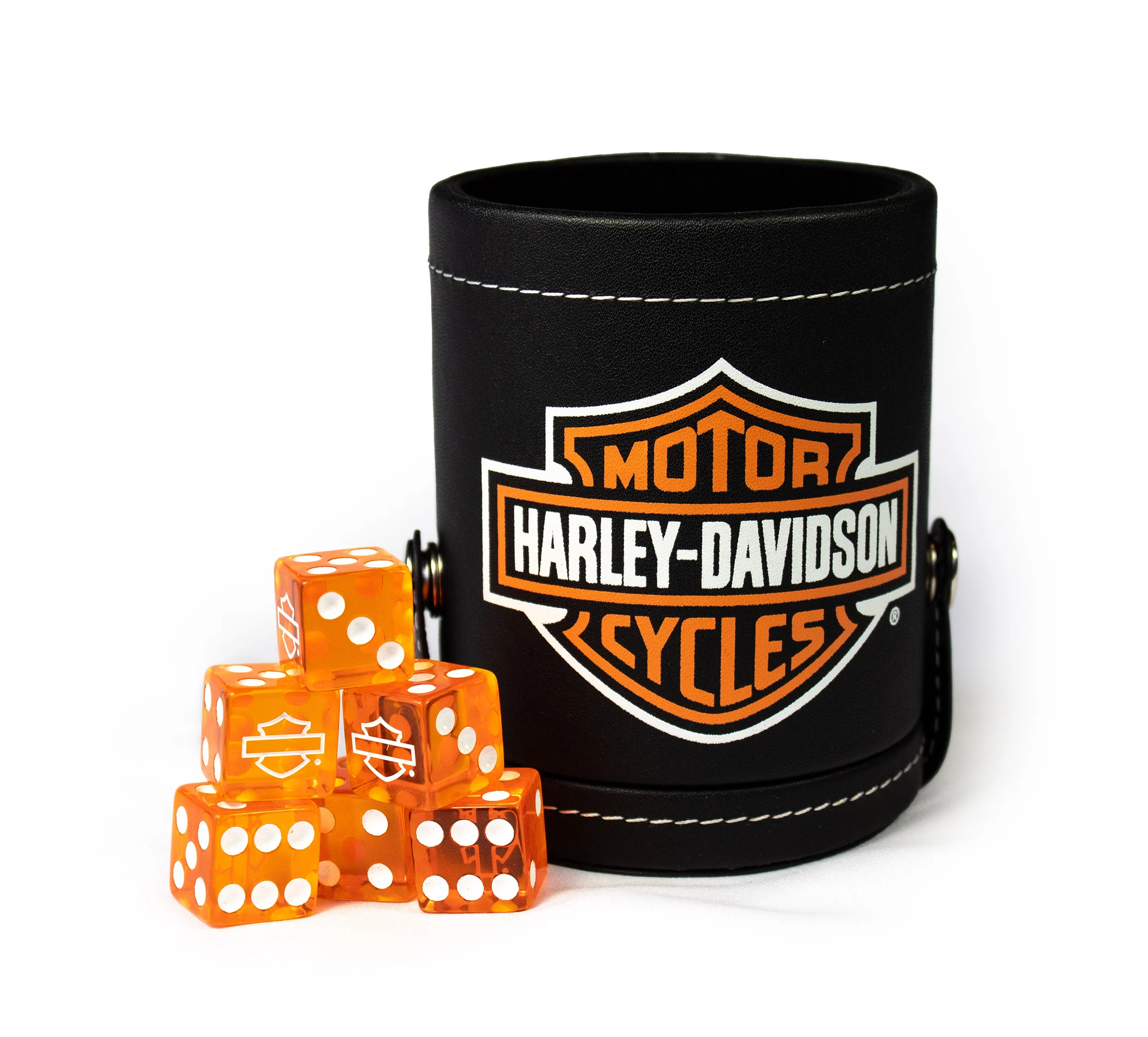 H-D Bar & Shield Dice Cup