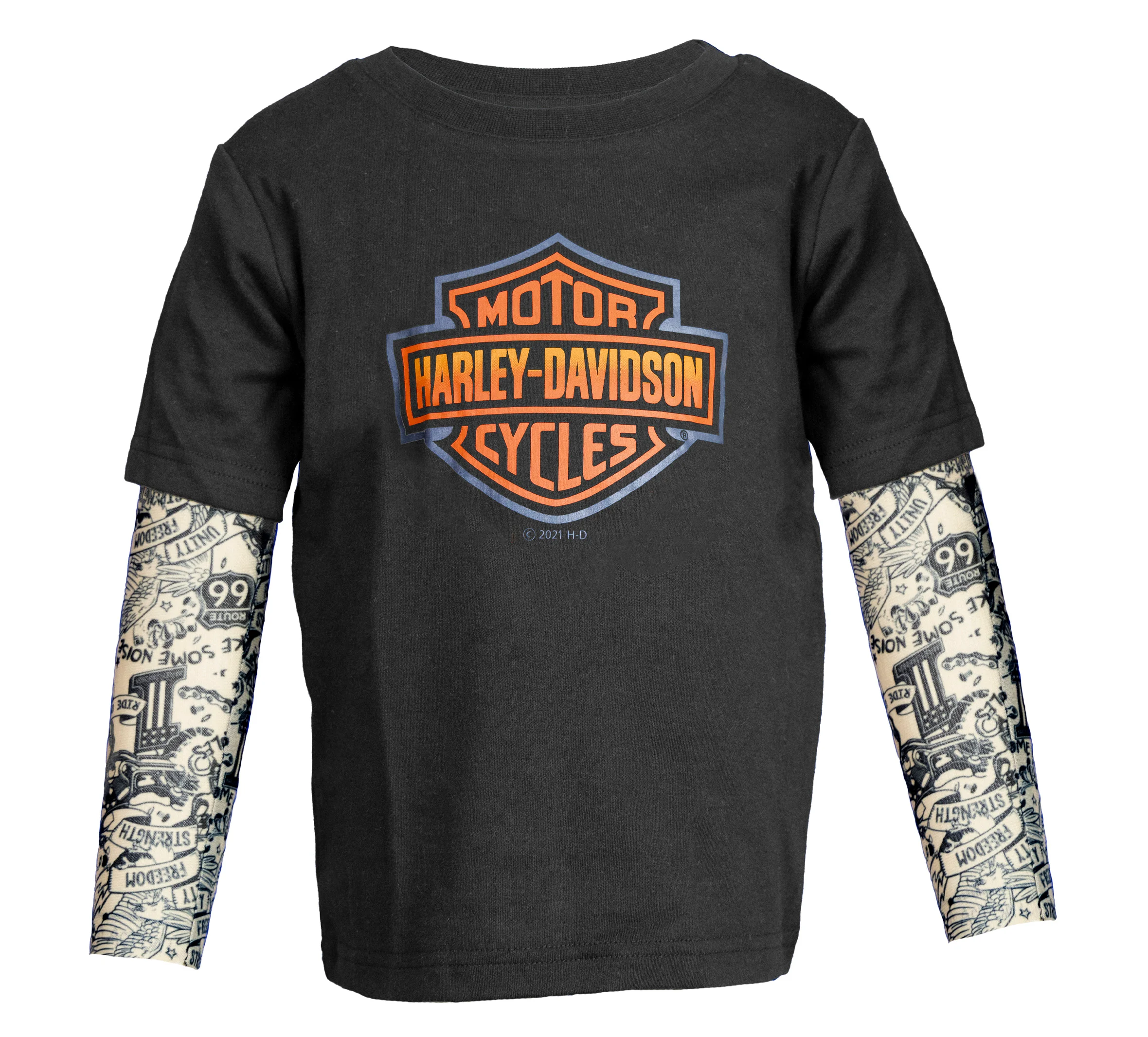Toddler Boy's Tattoo Sleeve Tee