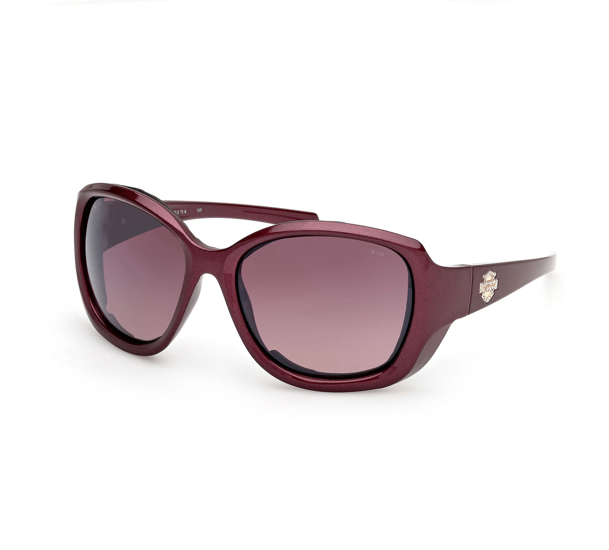 Lightning Ride Motorcycle Riding Sunglasses - Pearlized Purple