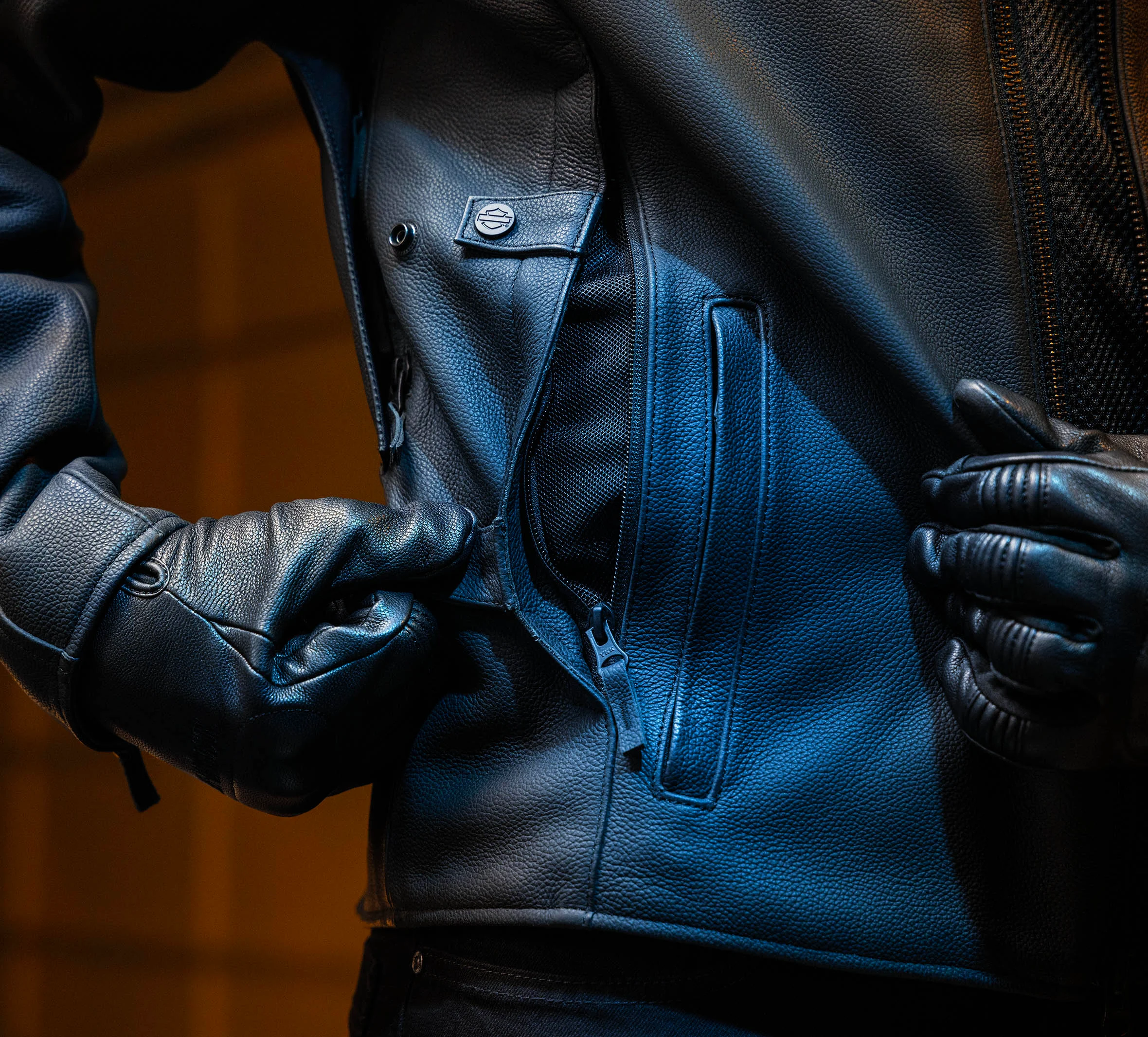 Men's Paradigm Triple Vent System 2.0 Leather Jacket - Black Beauty