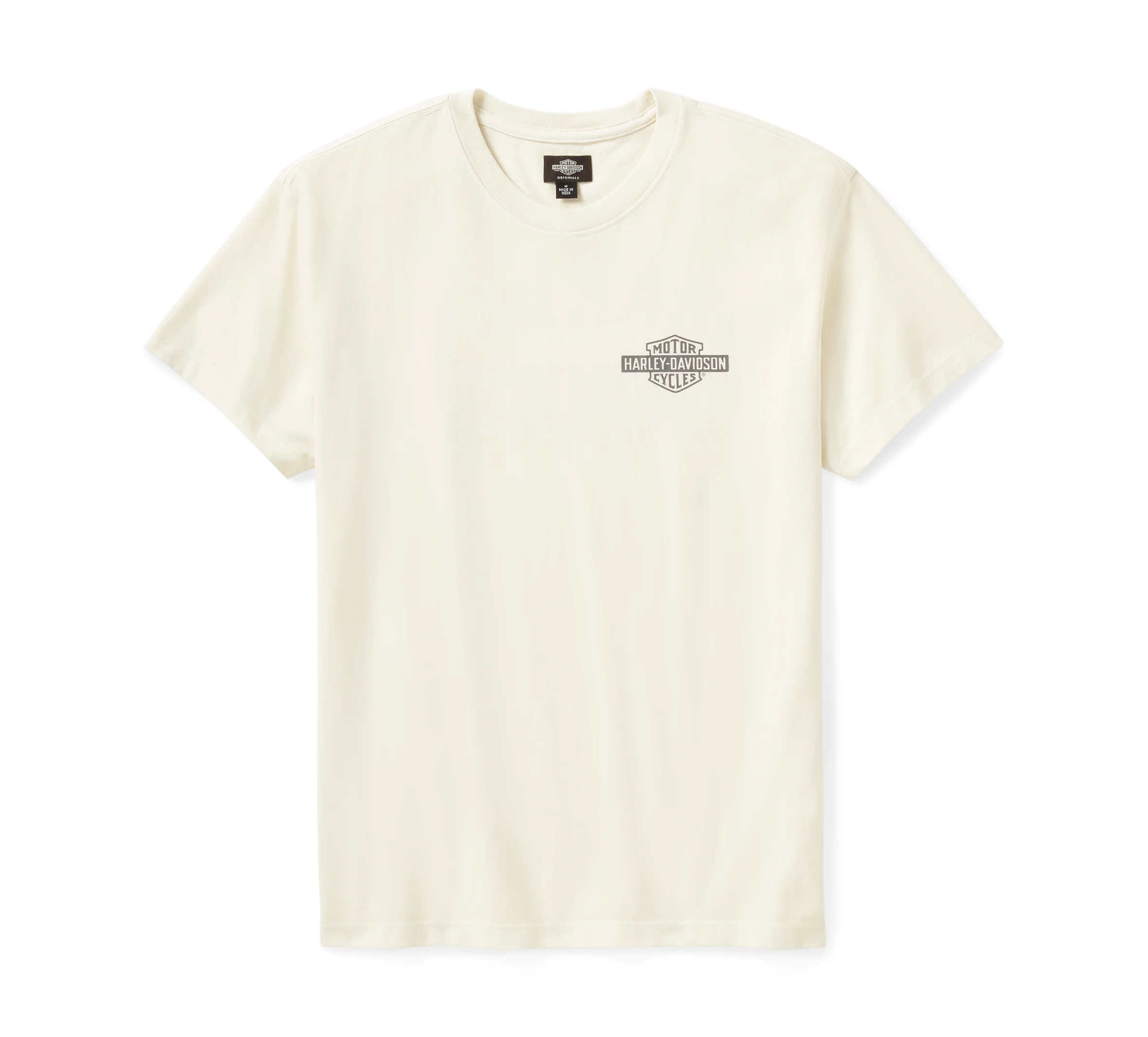 Men's HDMC OG Bar & Shield Standard T-Shirt - Natural Canvas