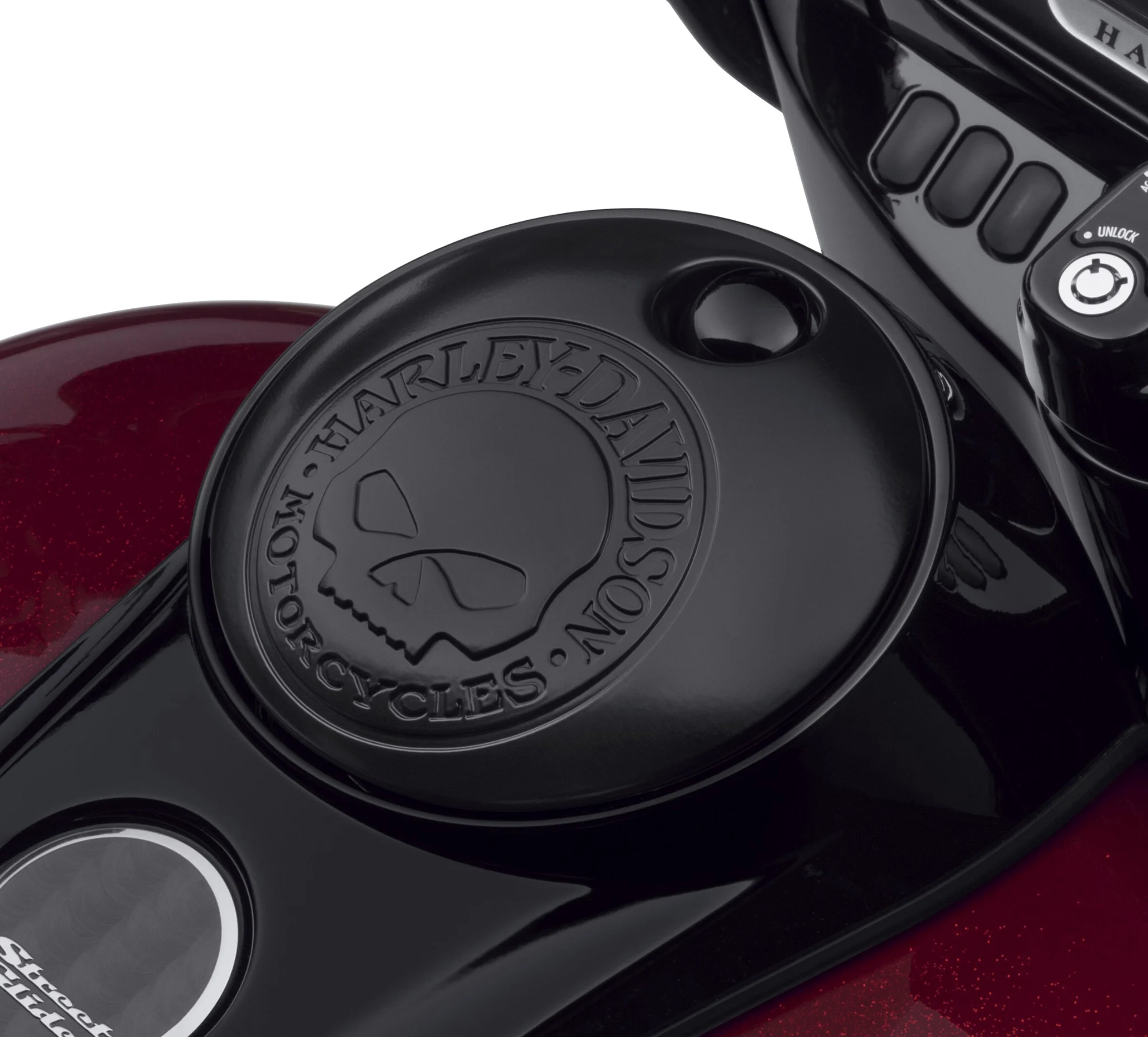 Willie G Skull Fuel Tank Console Door