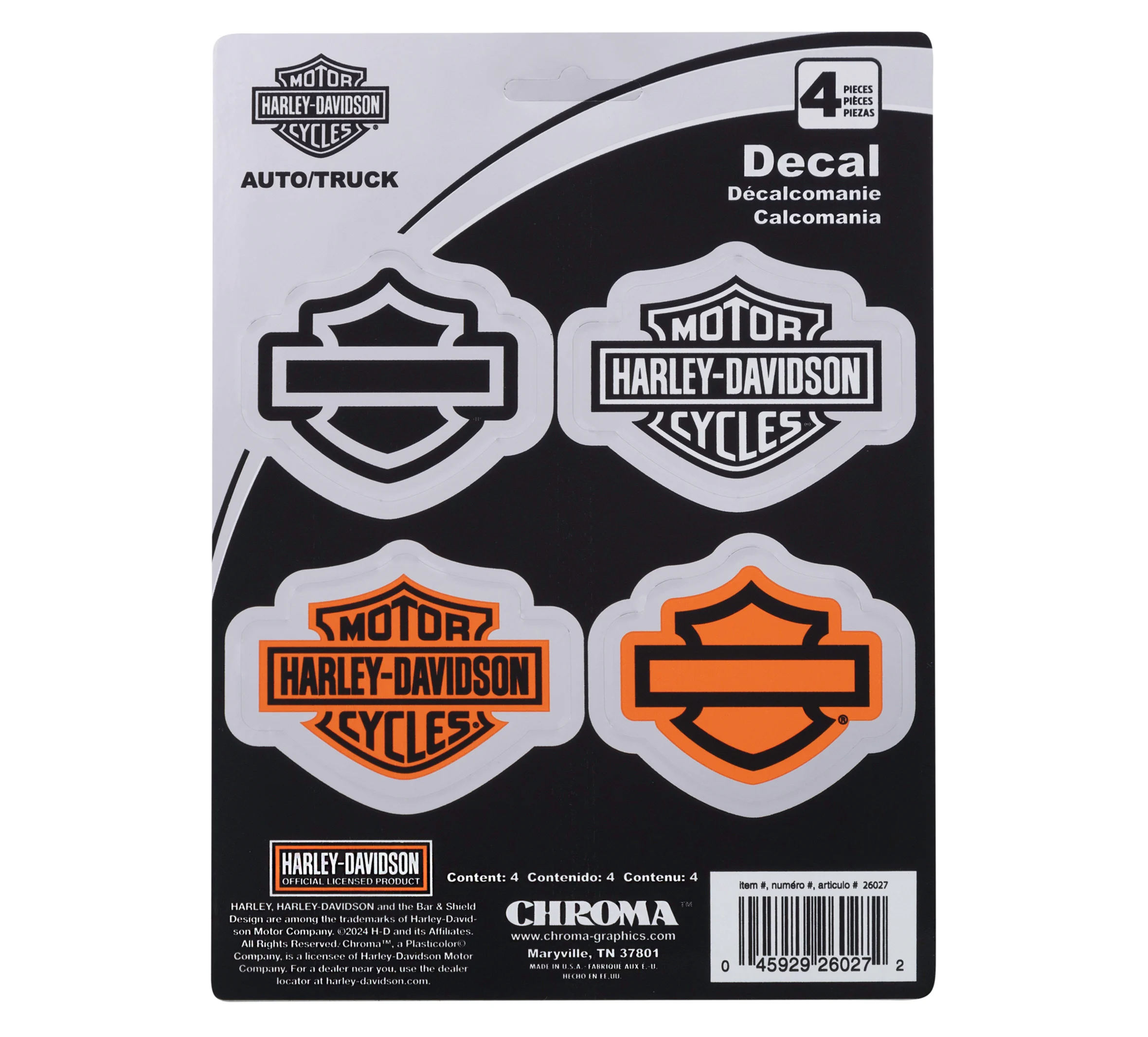 3-Piece Decal Assortment